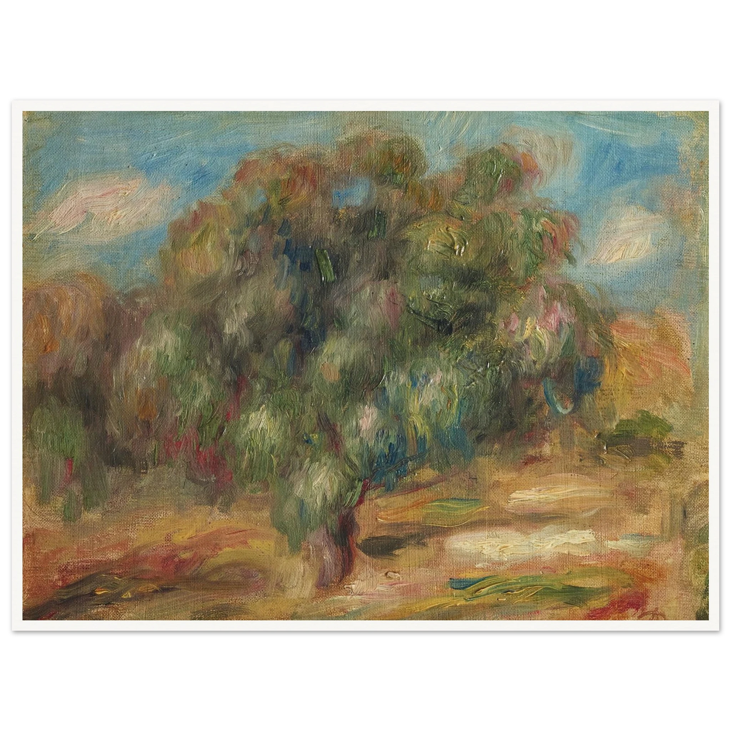Landscape (1915) Art Print | Pierre Auguste Renoir-Quipham Collections