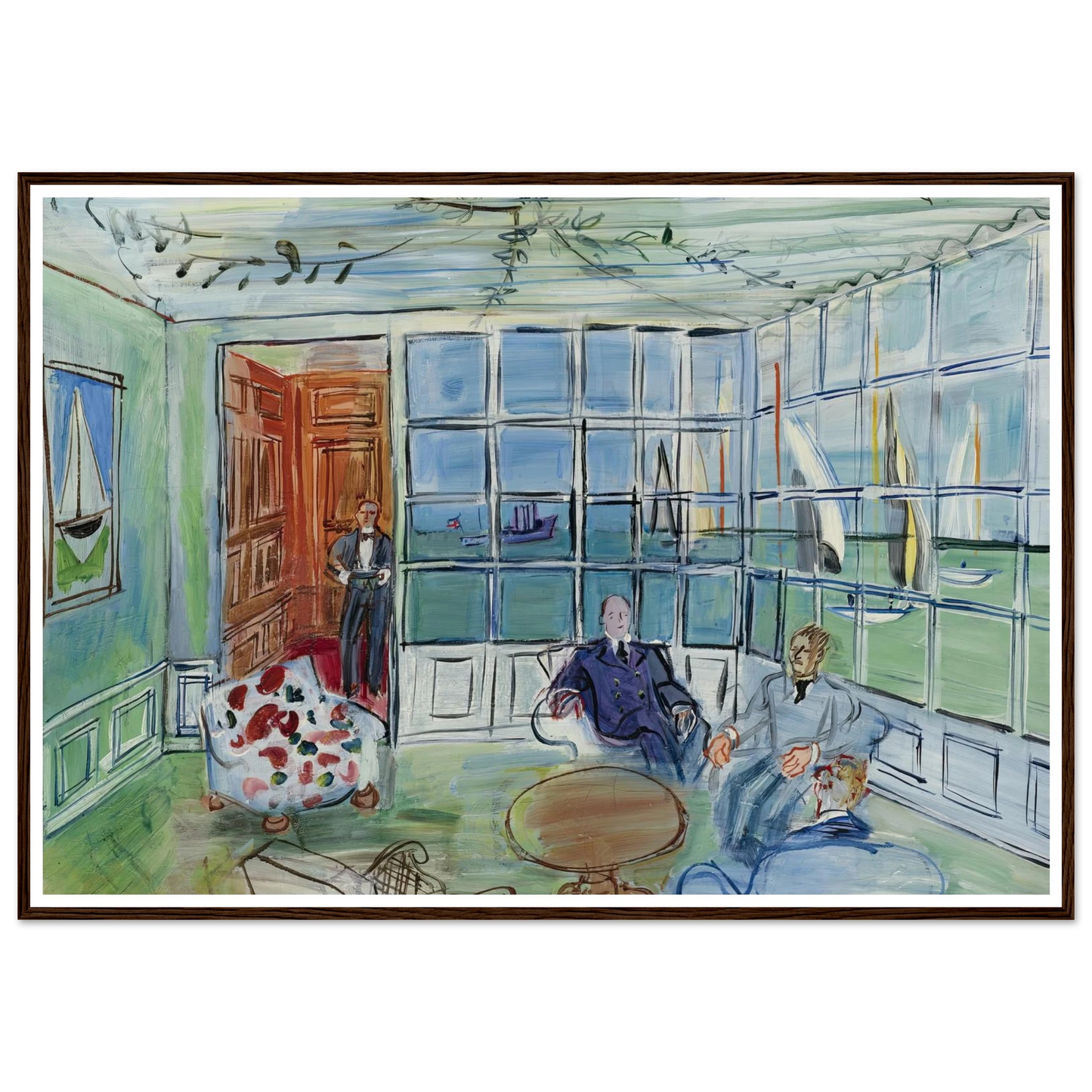 Le Royal Yacht Squadron, Cowes, Isle of Wight Art Print | Raoul Dufy-Quipham Collections