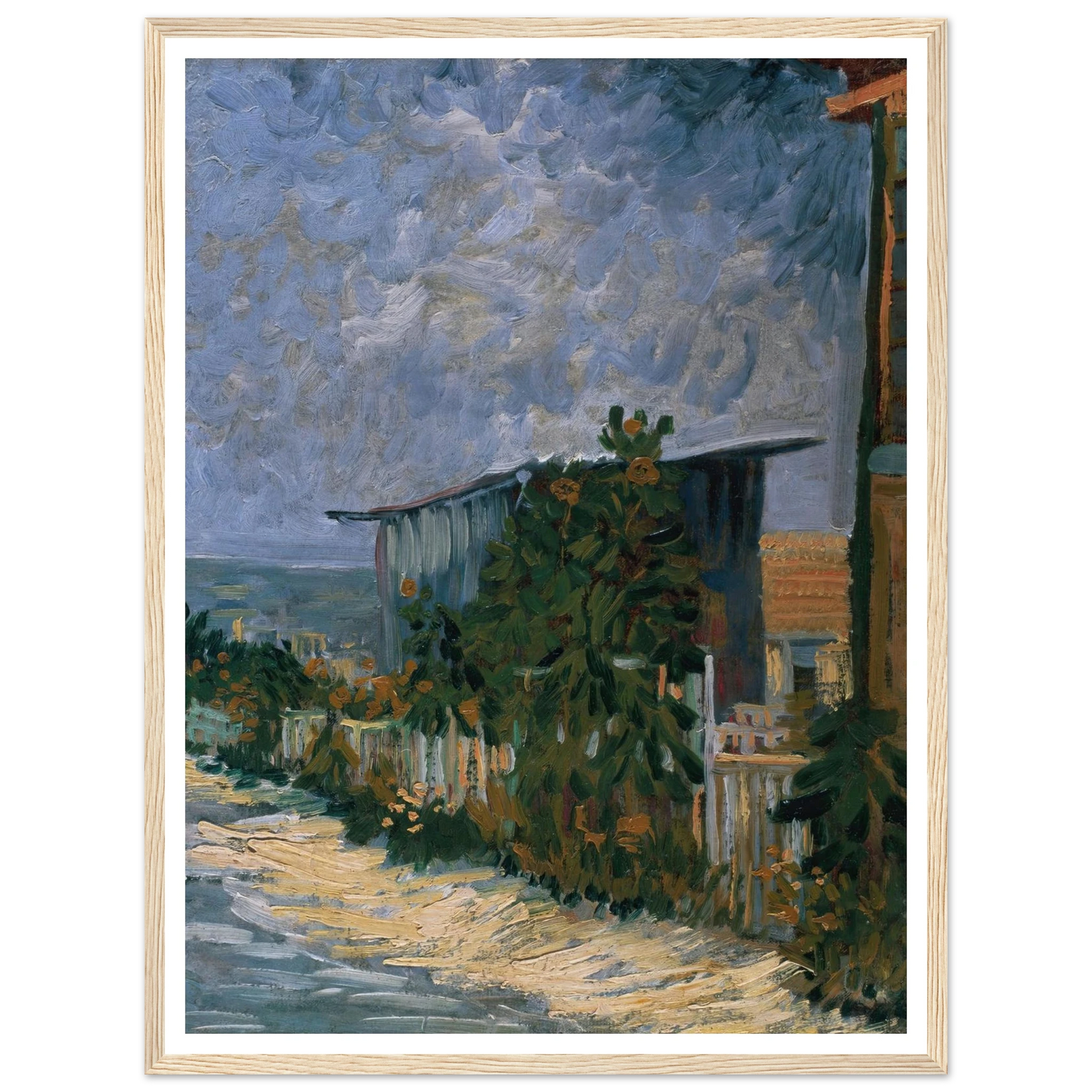 Shelter on Montmartre (1887) Art Print | Vincent van Gogh-Quipham Collections
