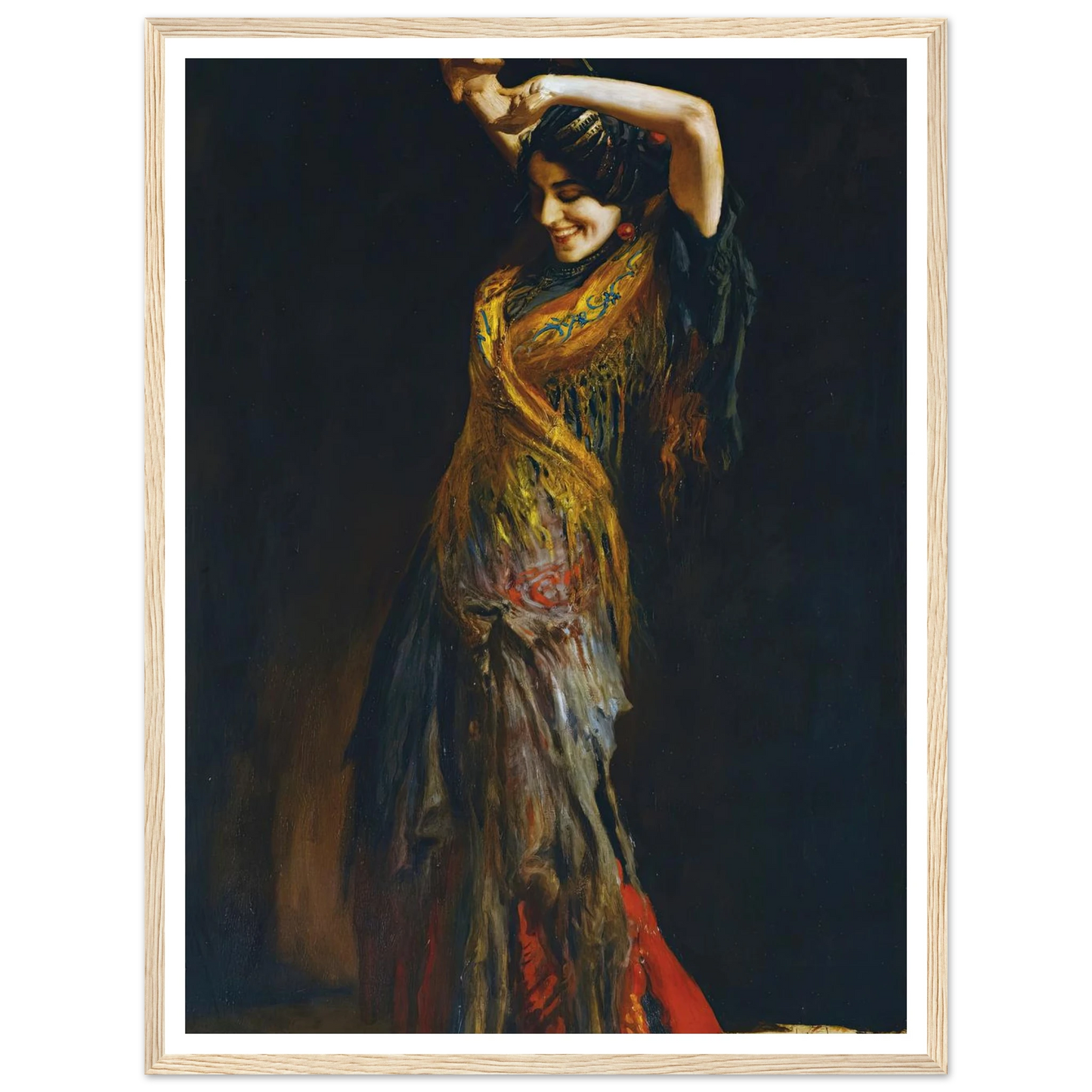 The Flamenco Dancer Art Print | Leopold Schmutzler-Quipham Collections