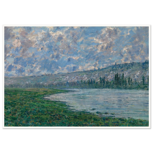 The Seine at Vétheuil (1880) Art Print | Claude Monet-Quipham Collections