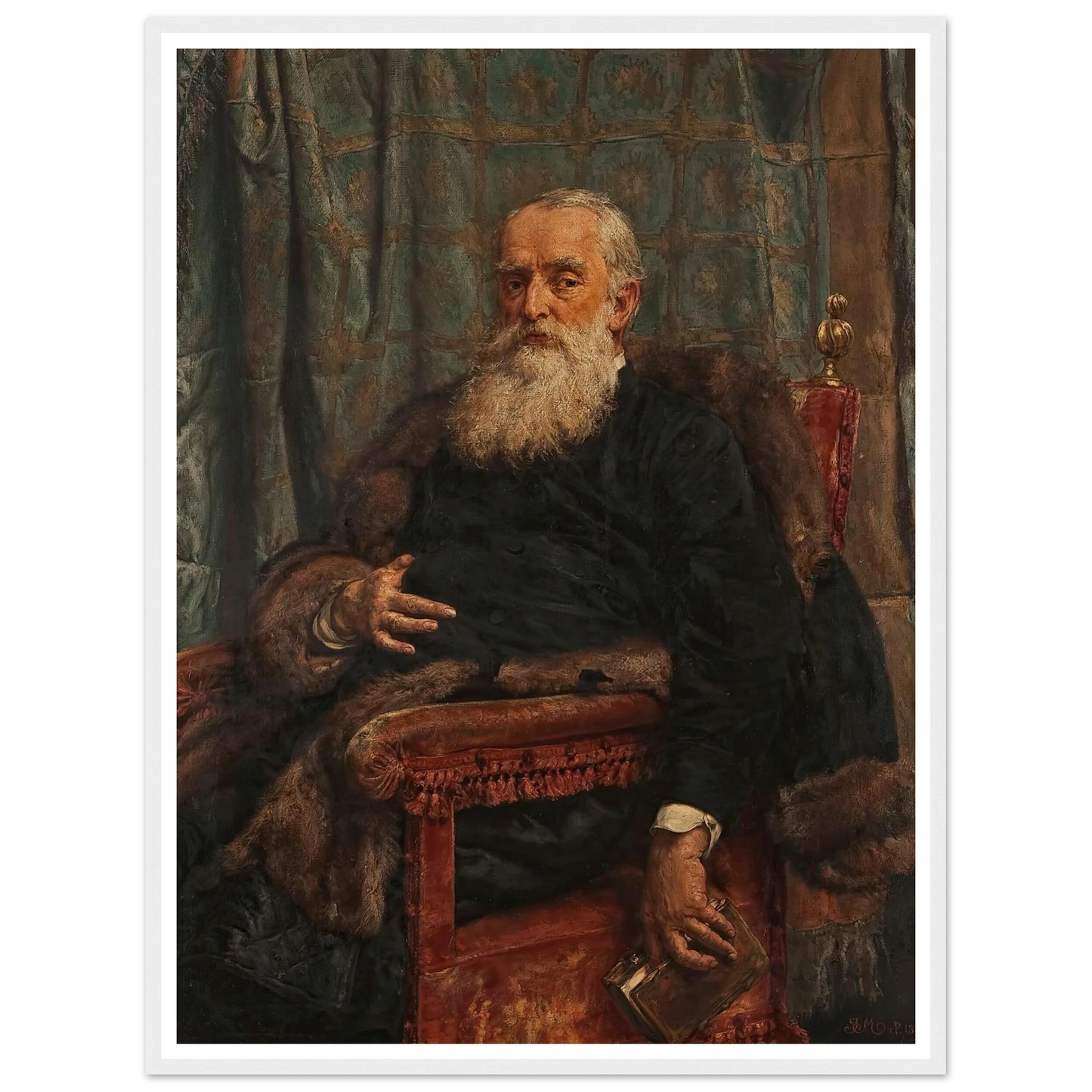 Portrait of Henryk Krajewski (1892) Art Print | Jan Matejko-Quipham Collections