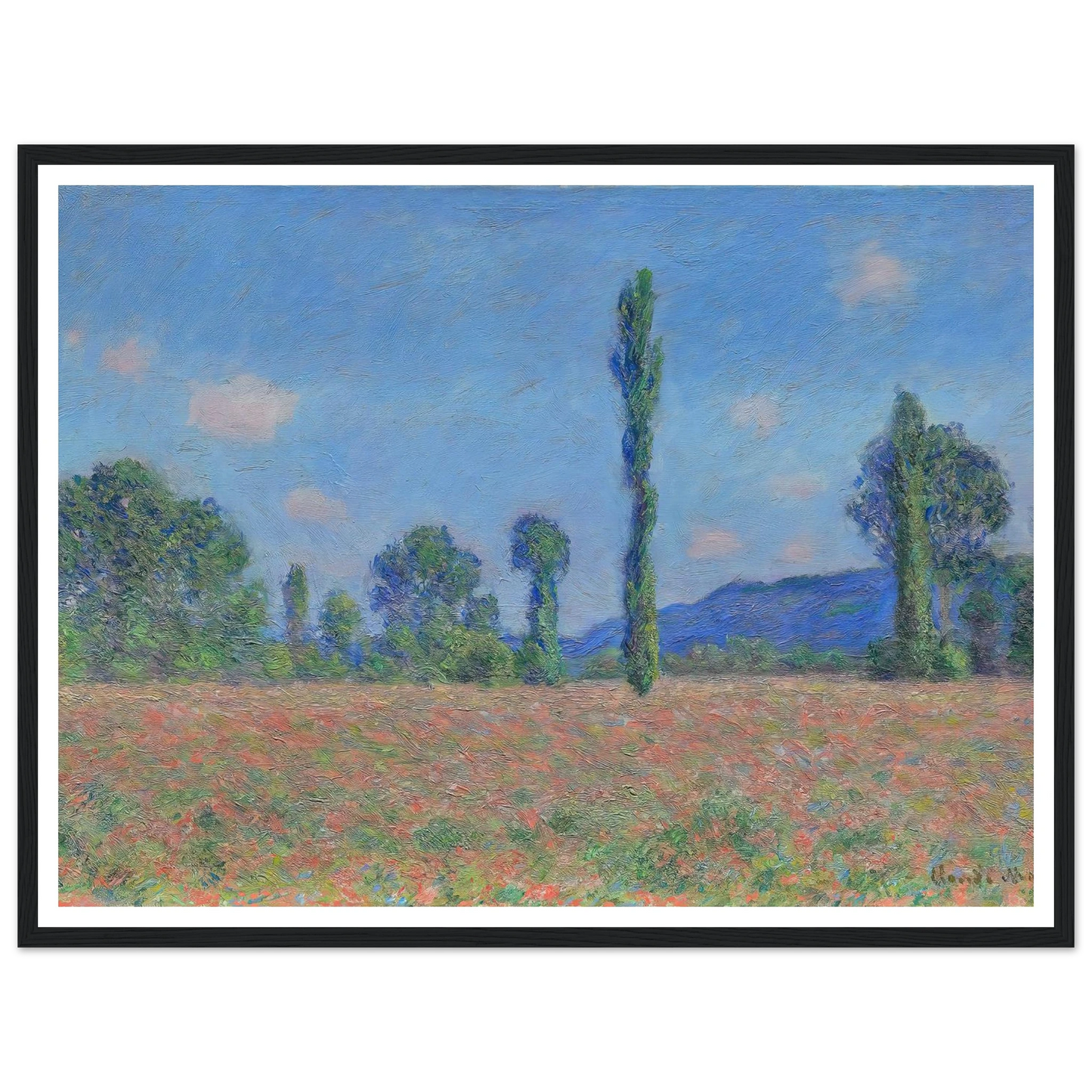 Poppy Field (Giverny) (1890) Art Print | Claude Monet-Quipham Collections