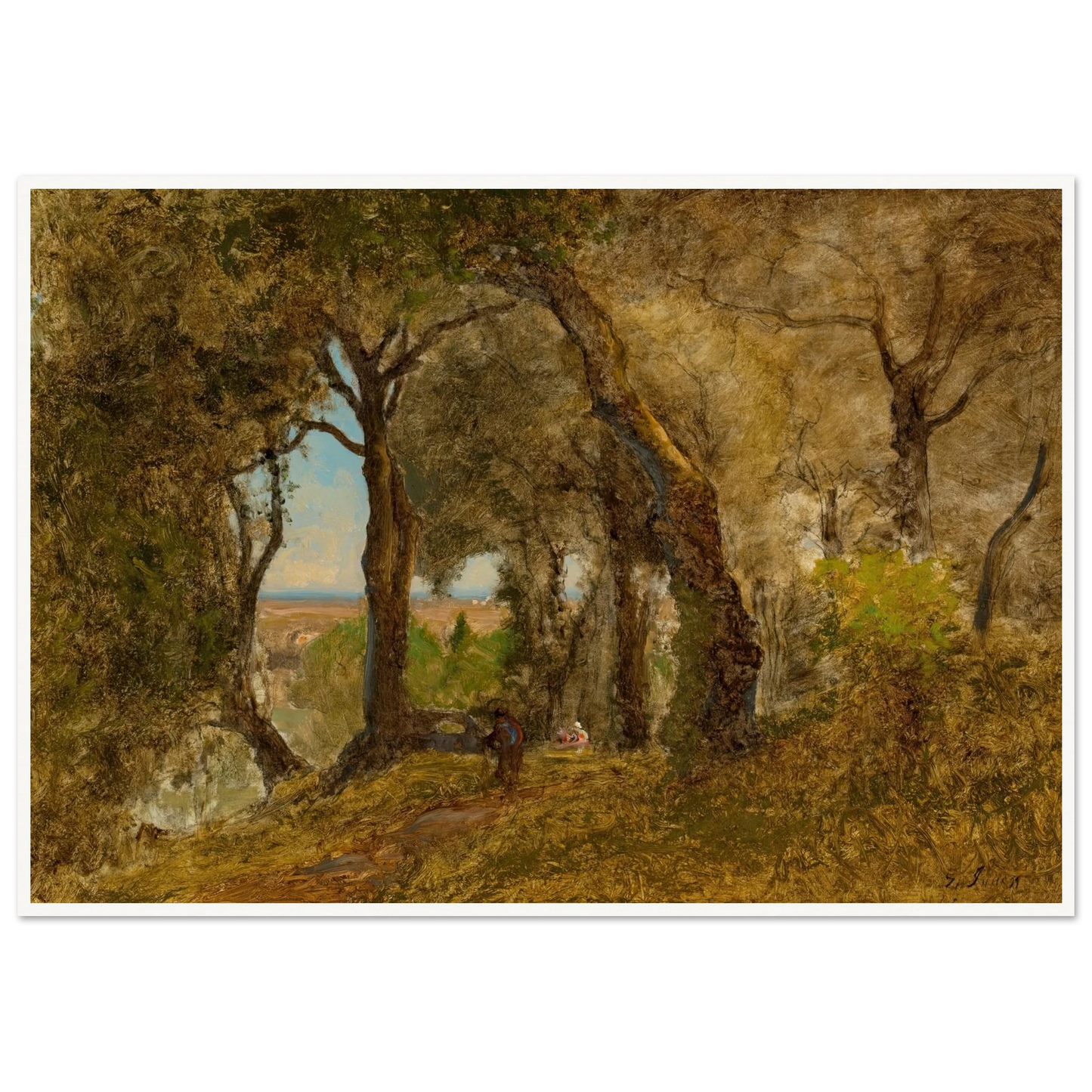 Olives, Albano, Italy Art Print | George Inness-Quipham Collections