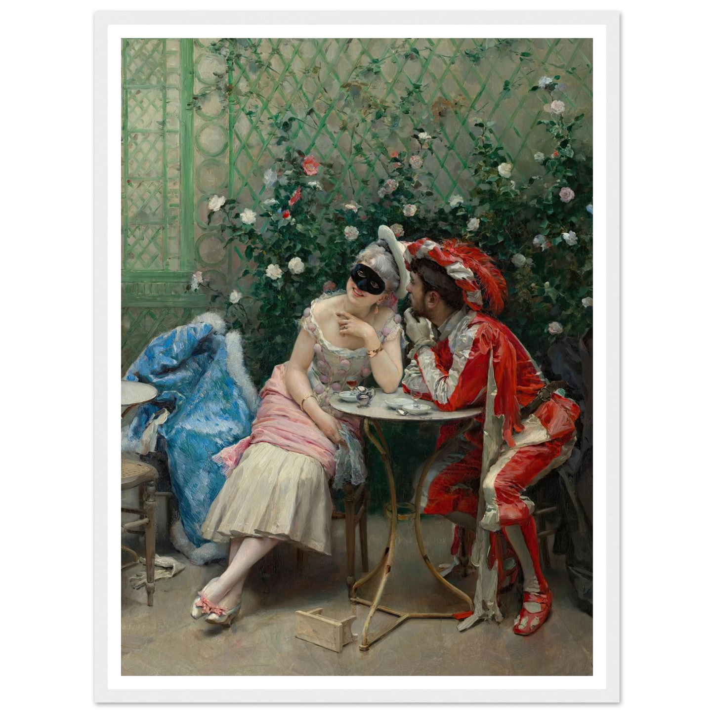 Masqueraders (1875–78) Art Print | Raimundo de Madrazo y Garreta-Quipham Collections