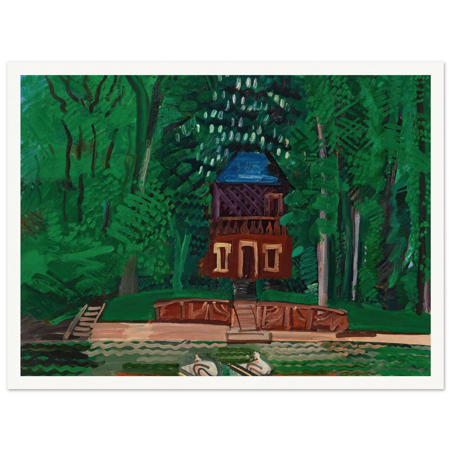Les canotiers sur la Marne (circa 1922-1925) Art Print | Raoul Dufy-Quipham Collections