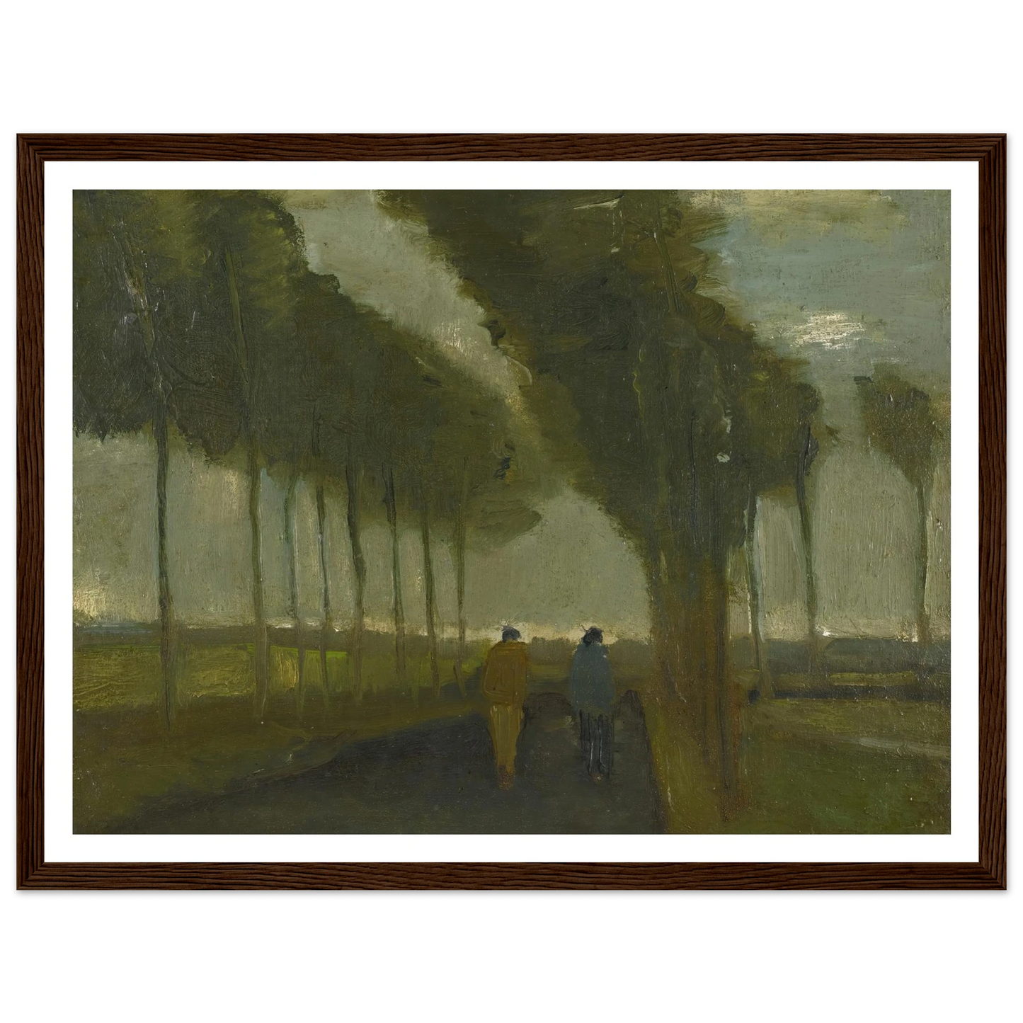 L’allée Aux Deux Promeneurs (1883) Art Print | Vincent van Gogh-Quipham Collections