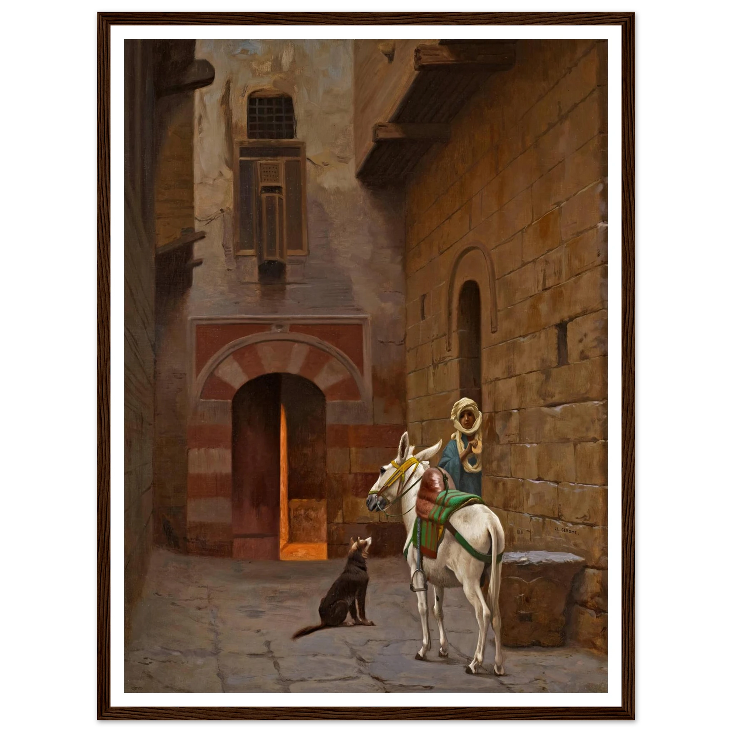 Waiting for the Master Art Print | Jean Leon Gerome-Quipham Collections