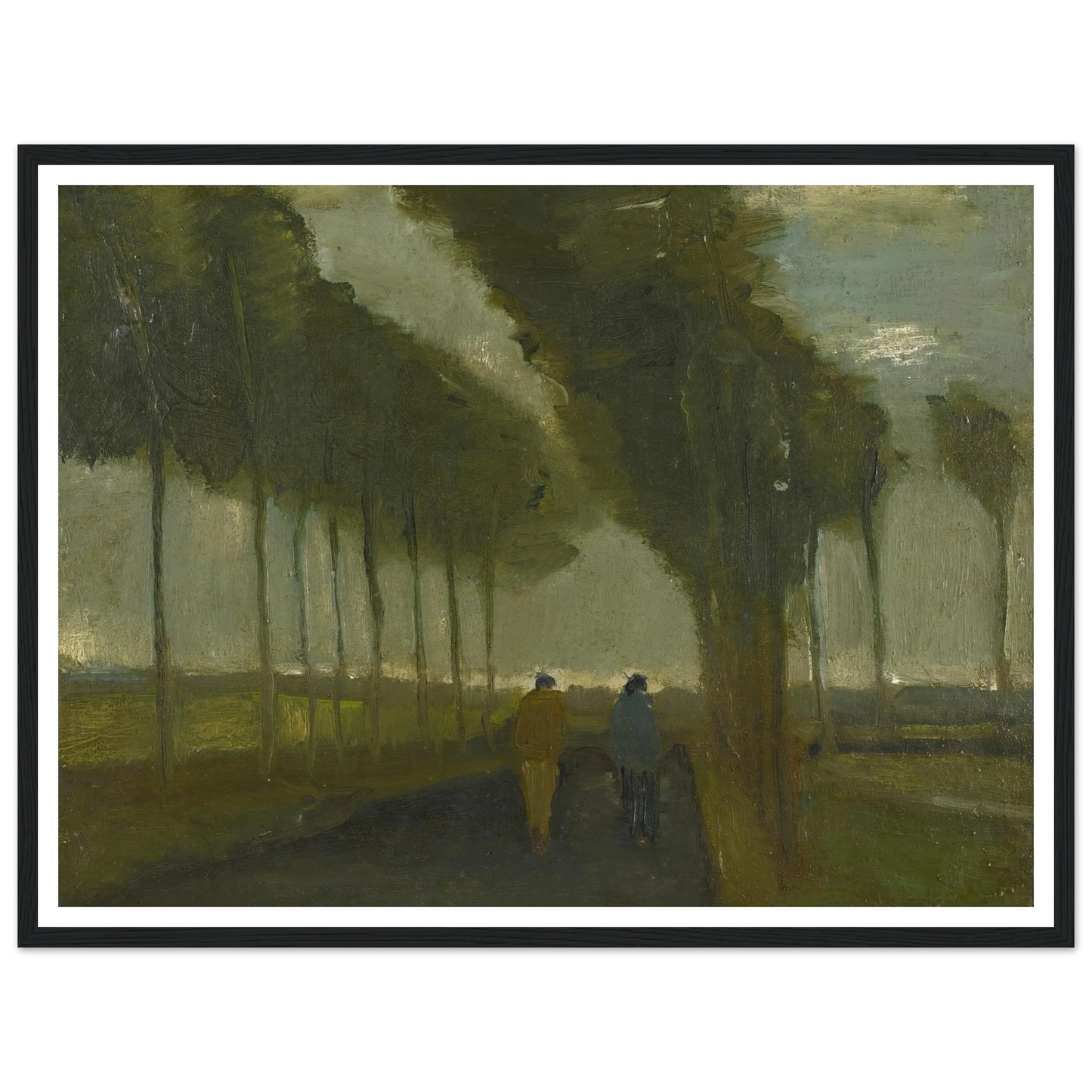 L’allée Aux Deux Promeneurs (1883) Art Print | Vincent van Gogh-Quipham Collections