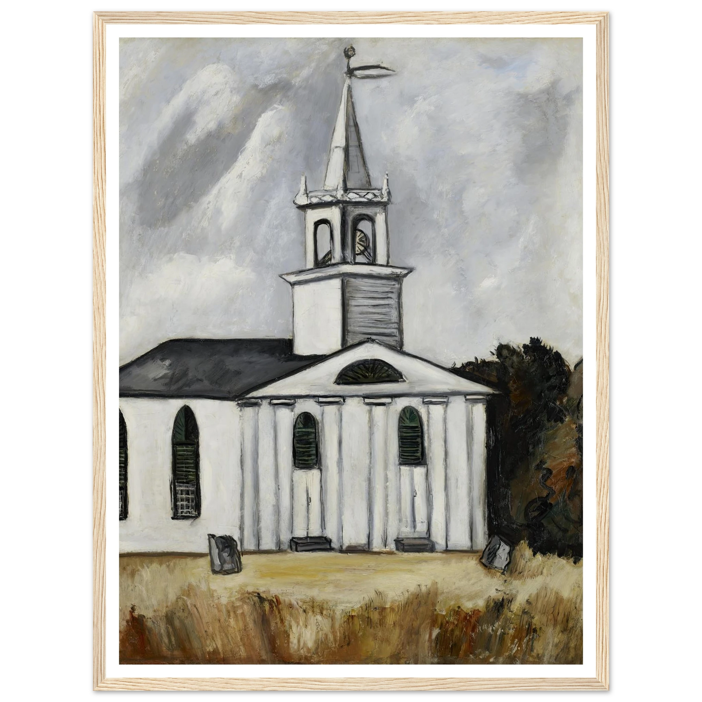 Church at Head Tide #2 (1938 - 1940) Art Print | Marsden Hartley-Quipham Collections