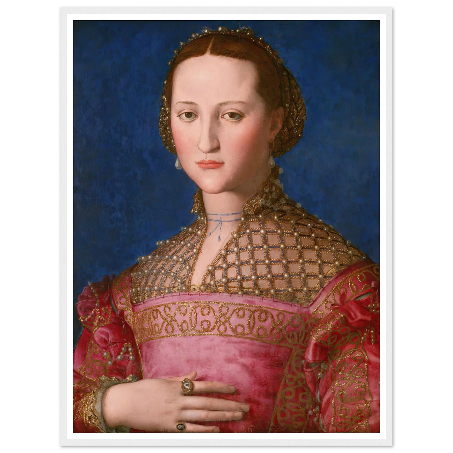 Eleonora Of Toledo (1543) Art Print | Agnolo Bronzino-Quipham Collections