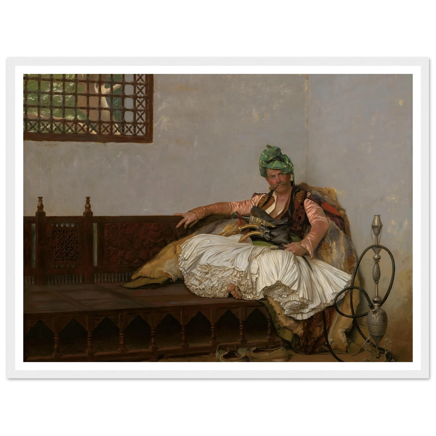 A Bashi-Bazouk Chieftan (circa 1880-82) Art Print | Jean Leon Gerome-Quipham Collections