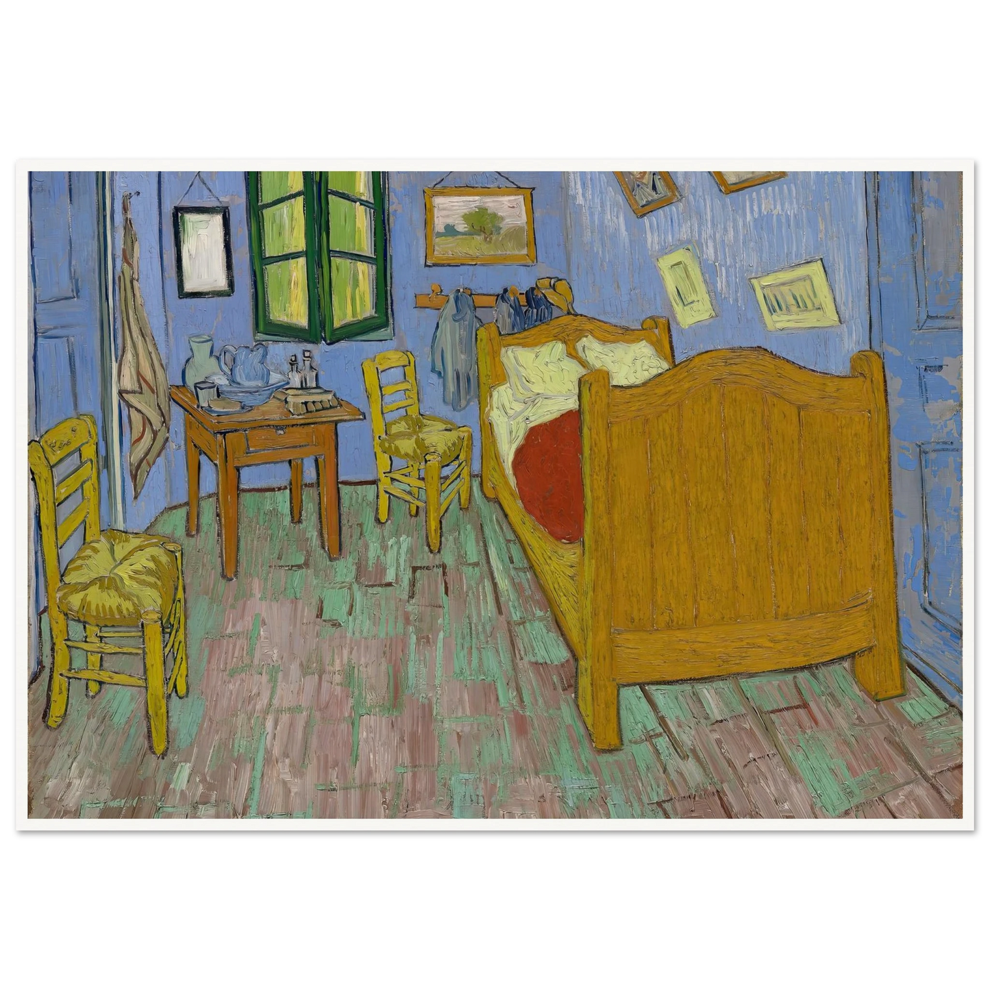 The Bedroom (1889) Art Print | Vincent van Gogh-Quipham Collections