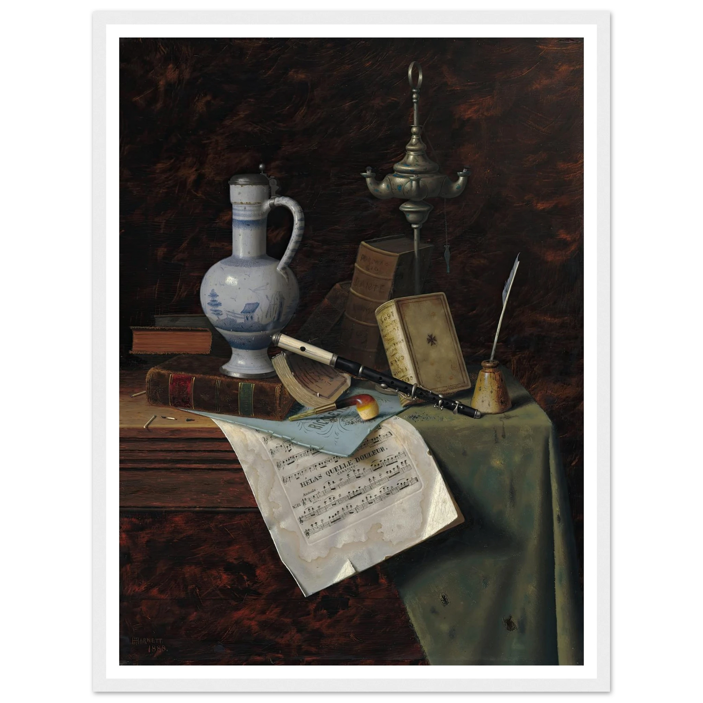My Gems (1888) Art Print | William Michael Harnett-Quipham Collections