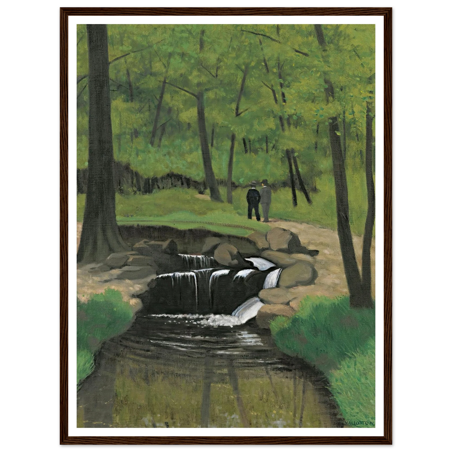 The Woods Of Boulogne (1921) Art Print | Felix Vallotton-Quipham Collections
