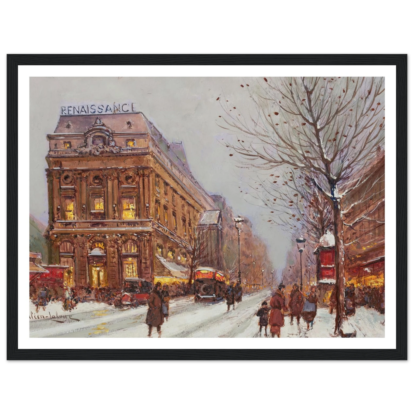 Théâtre de la Renaissance Art Print | Eugene Galien Laloue-Quipham Collections