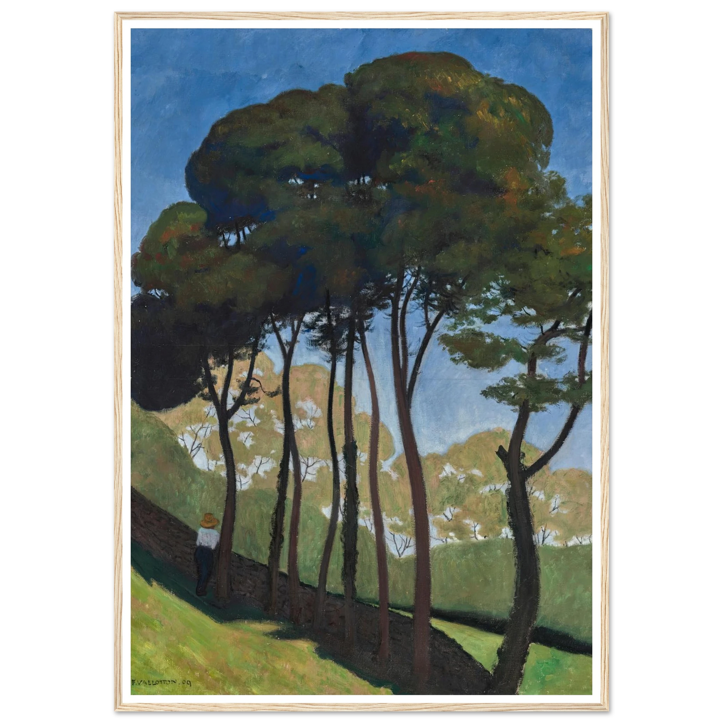 Les Grands Arbres, environs d’Honfleur (1909) Art Print | Felix Vallotton-Quipham Collections