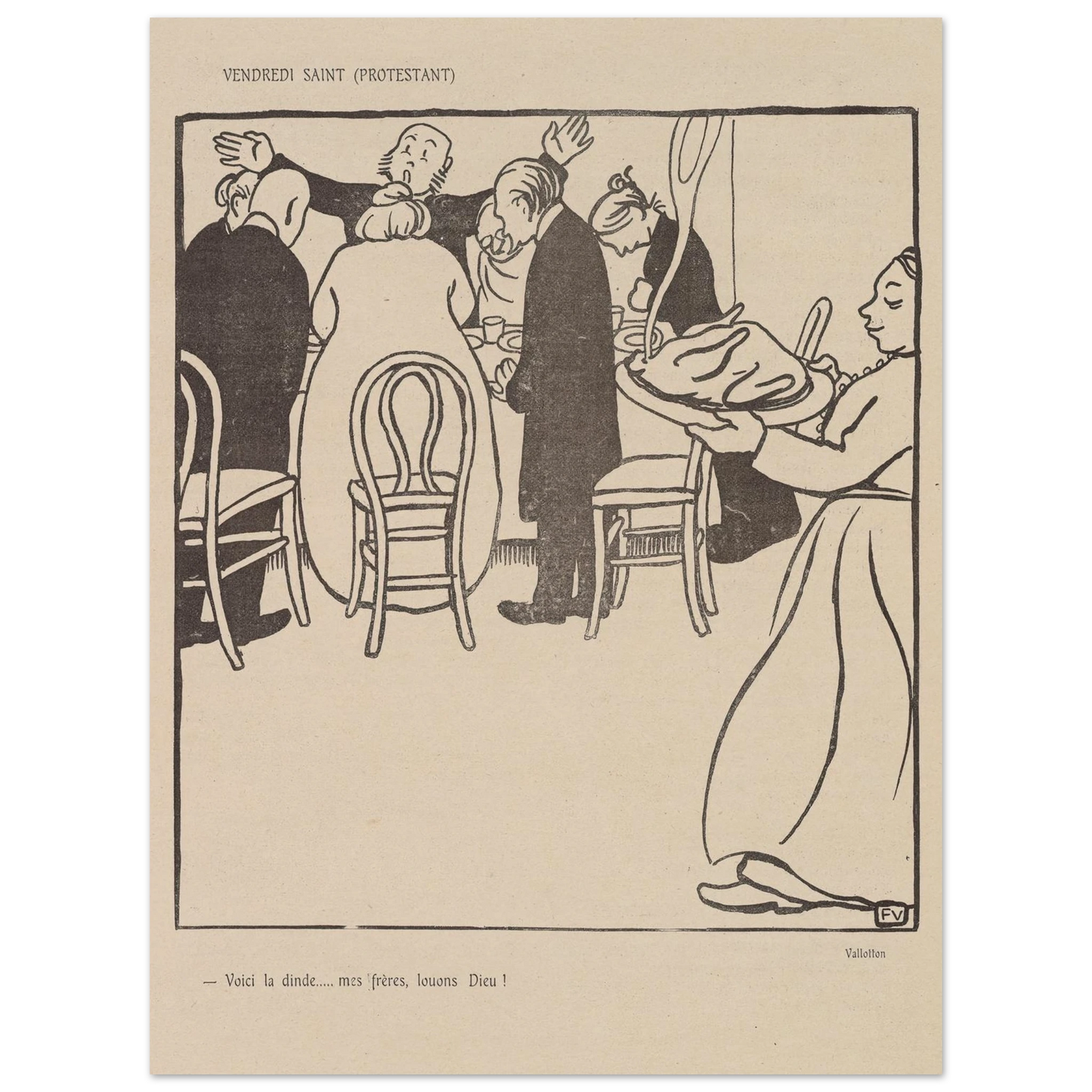 17 avril 1903 Art Print | Felix Vallotton-Quipham Collections