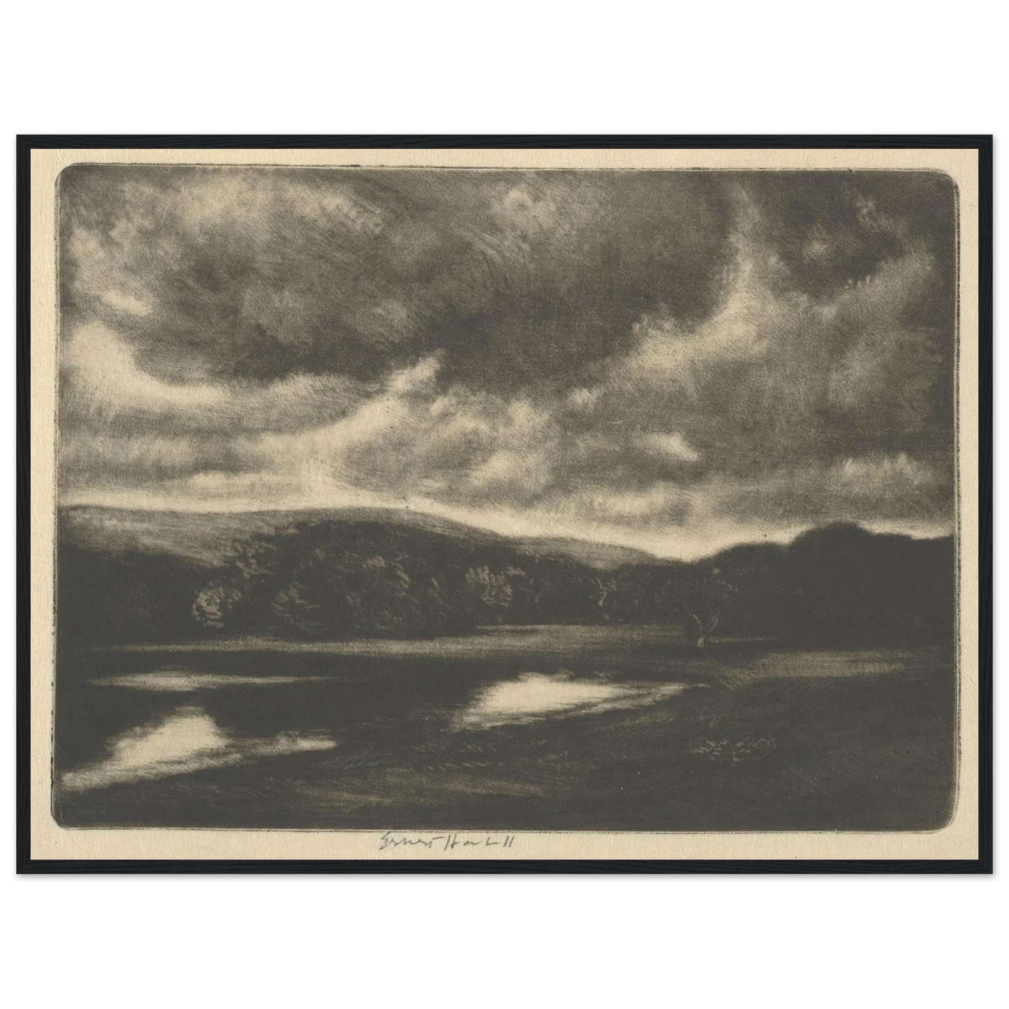 Evening Shadows (1919-1920) Art Print | Ernest Haskell-Quipham Collections