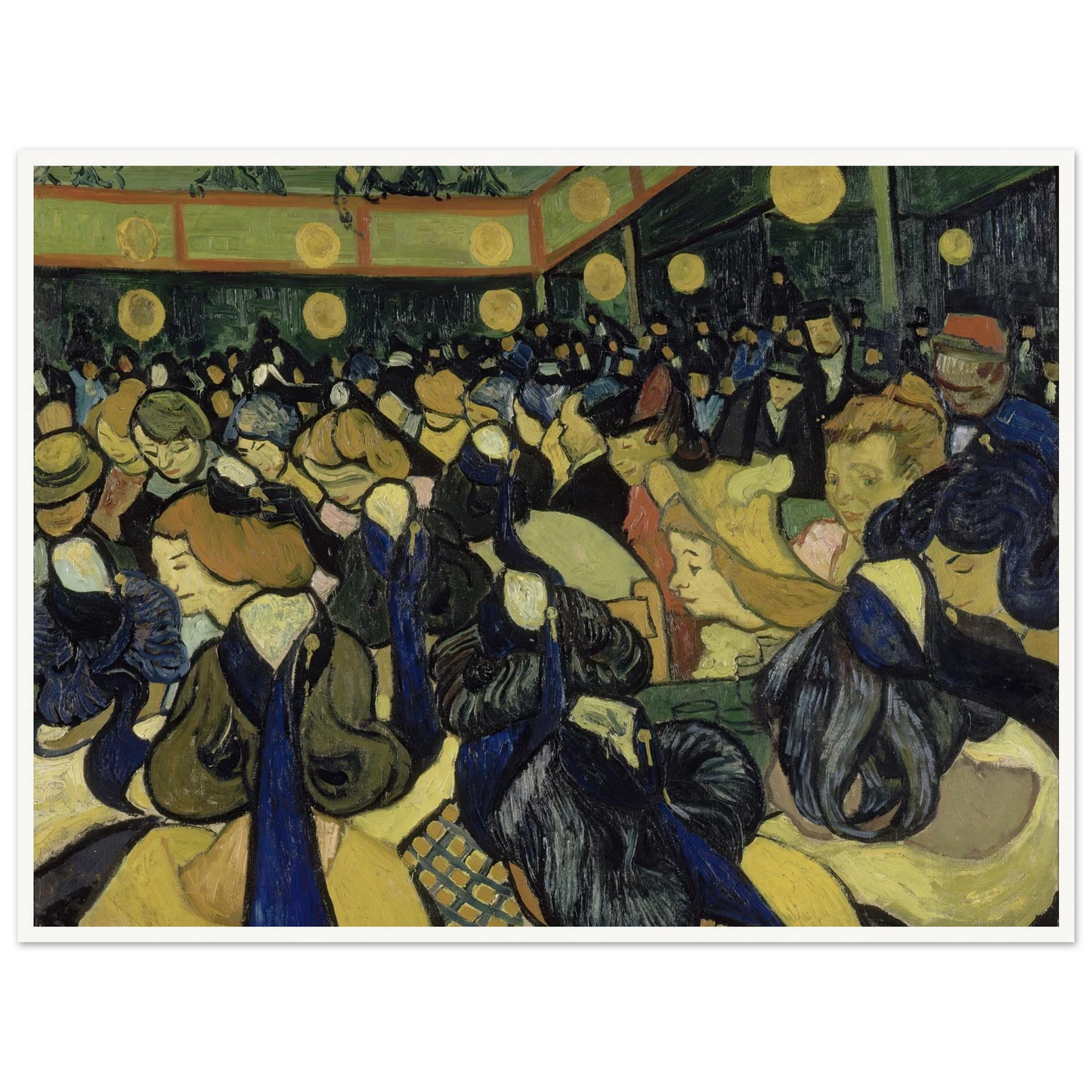 The Dance Hall In Arles (1888) Art Print | Vincent van Gogh-Quipham Collections