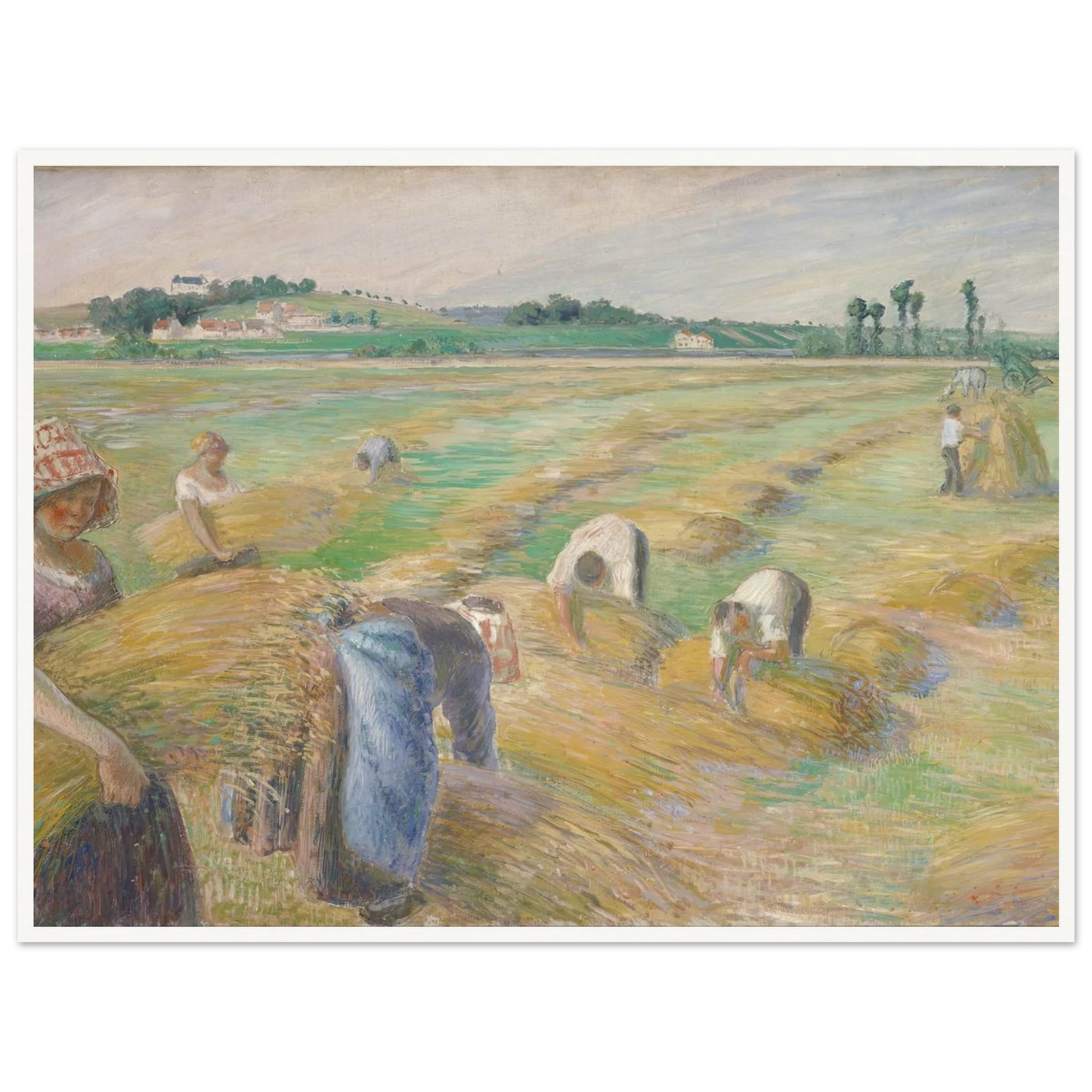 The Harvest Art Print | Camille Pissarro-Quipham Collections