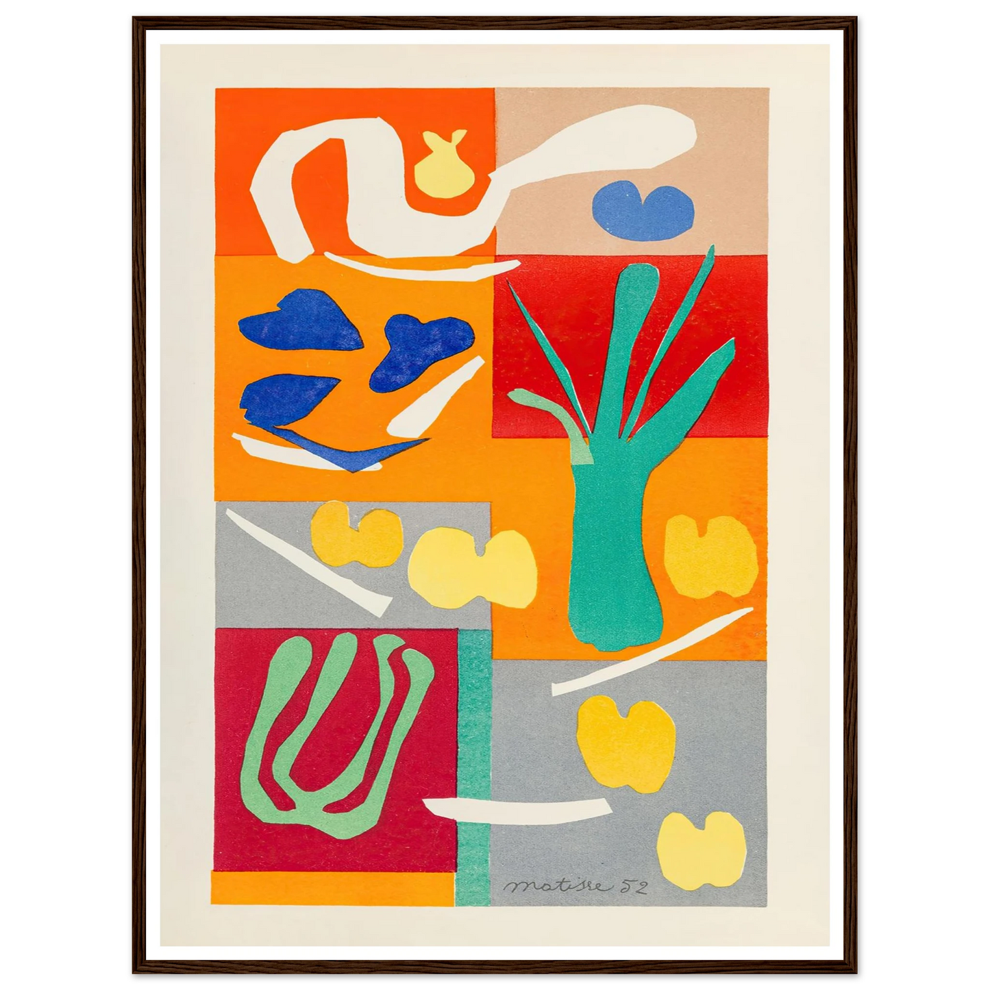 Végétaux (1952) Art Print | Henri Matisse-Quipham Collections