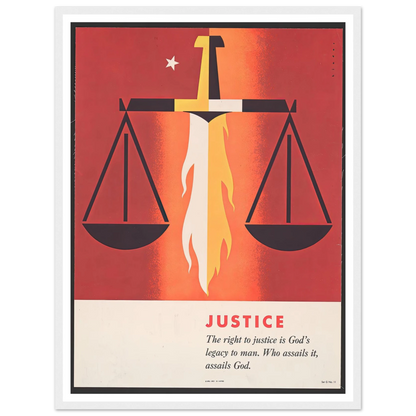 Justice (1957) Art Print | Joseph Binder-Quipham Collections