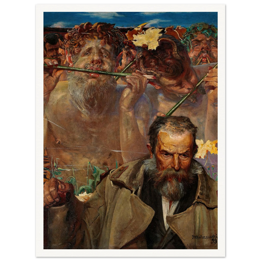 Story of a Song – Portrait of Adam Asnyk (1899) Art Print | Jacek Malczewski-Quipham Collections