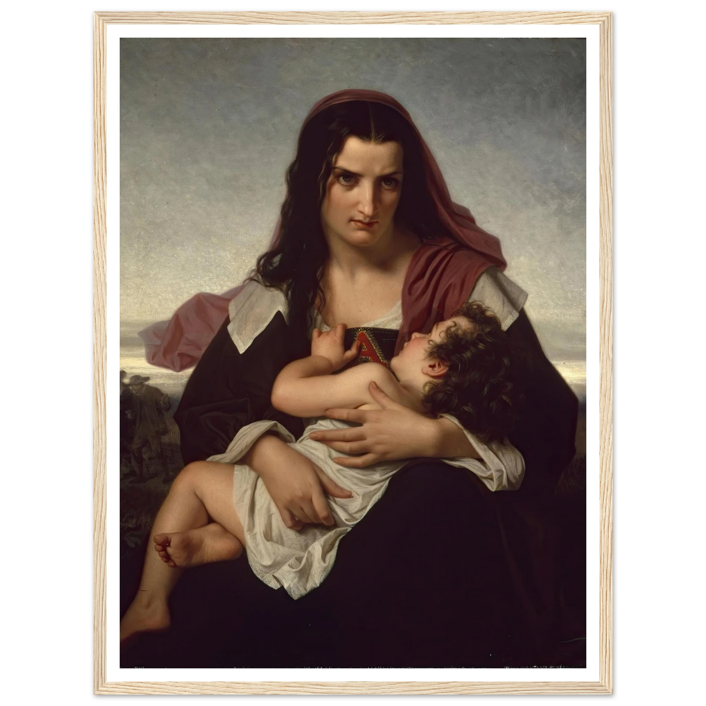 The Scarlet Letter (1861) Art Print | Hugues Merle-Quipham Collections