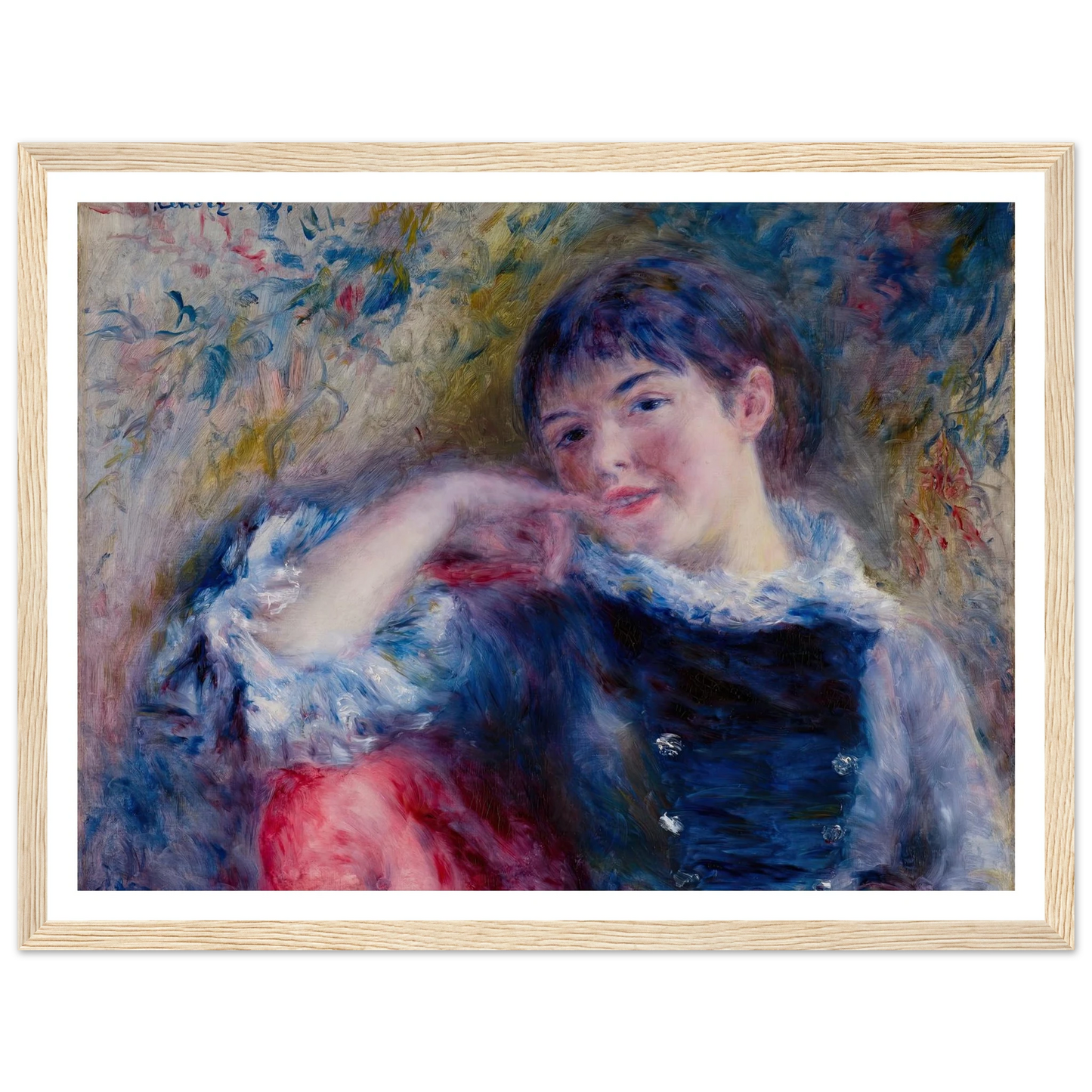 The Dreamer (1879) Art Print | Pierre Auguste Renoir-Quipham Collections