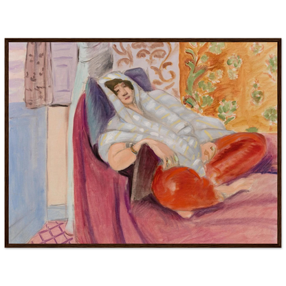 Woman Reclining (1921) Art Print | Henri Matisse-Quipham Collections