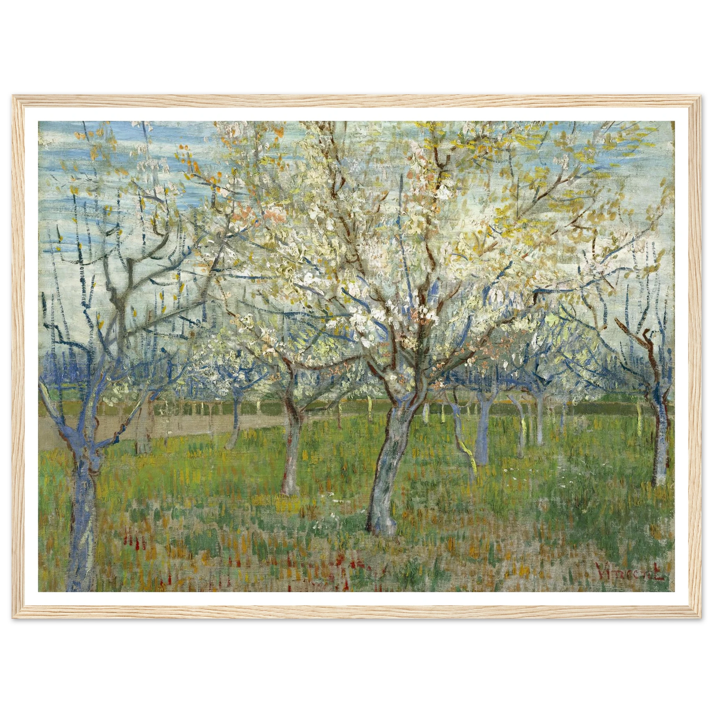 The Pink Orchard (1888) Art Print | Vincent van Gogh-Quipham Collections