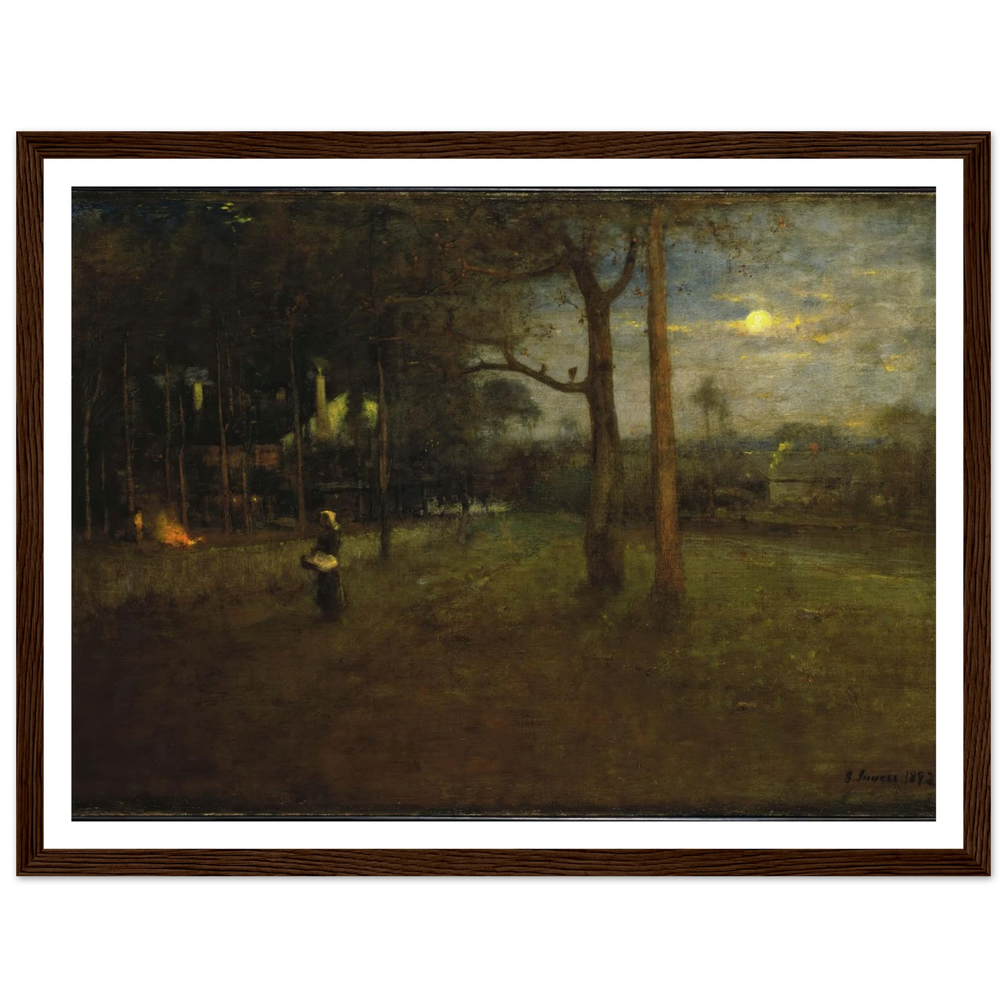 Moonlight, Tarpon Springs Art Print | George Inness-Quipham Collections