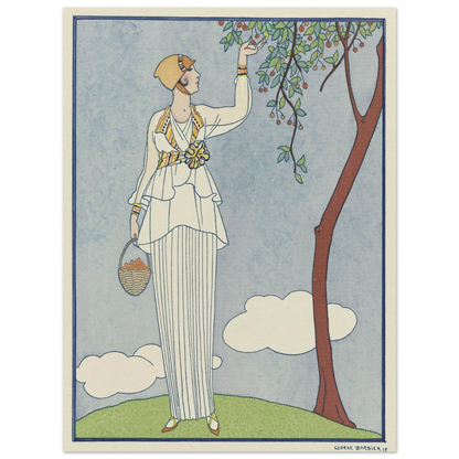 Famous Fashion Houses (1914) Art Print | George Barbier-Quipham Collections