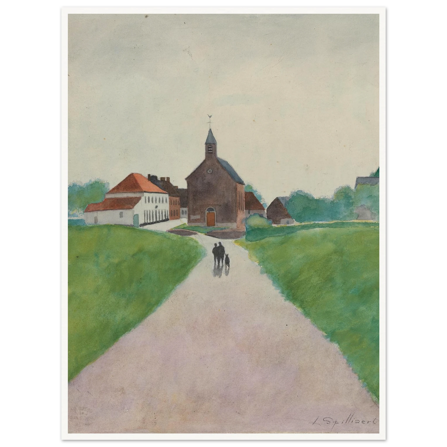 Au temps que Nanette était perdue pl. 4 (1931) Art Print | Leon Spilliaert-Quipham Collections