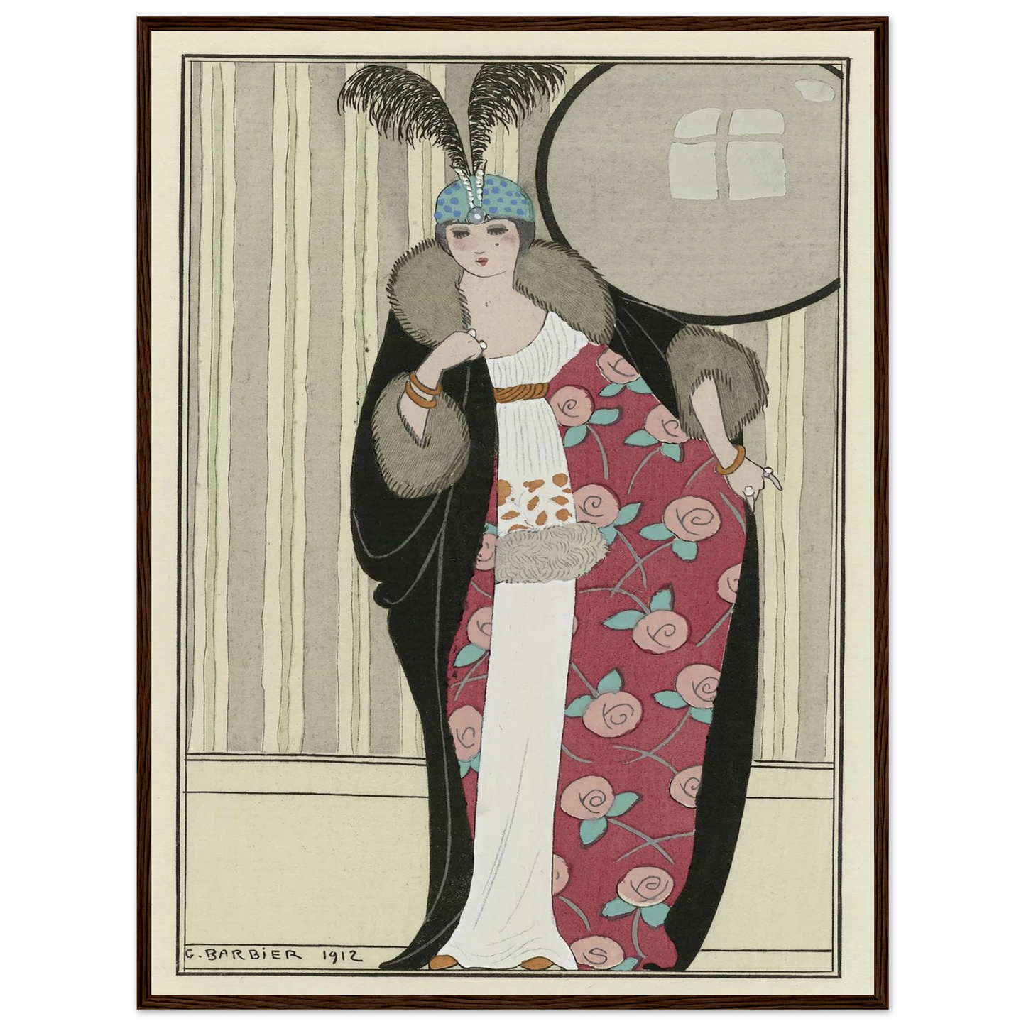 Journal des Dames et des Modes; the Fashion Illustrators (1912) Art Print | George Barbier-Quipham Collections