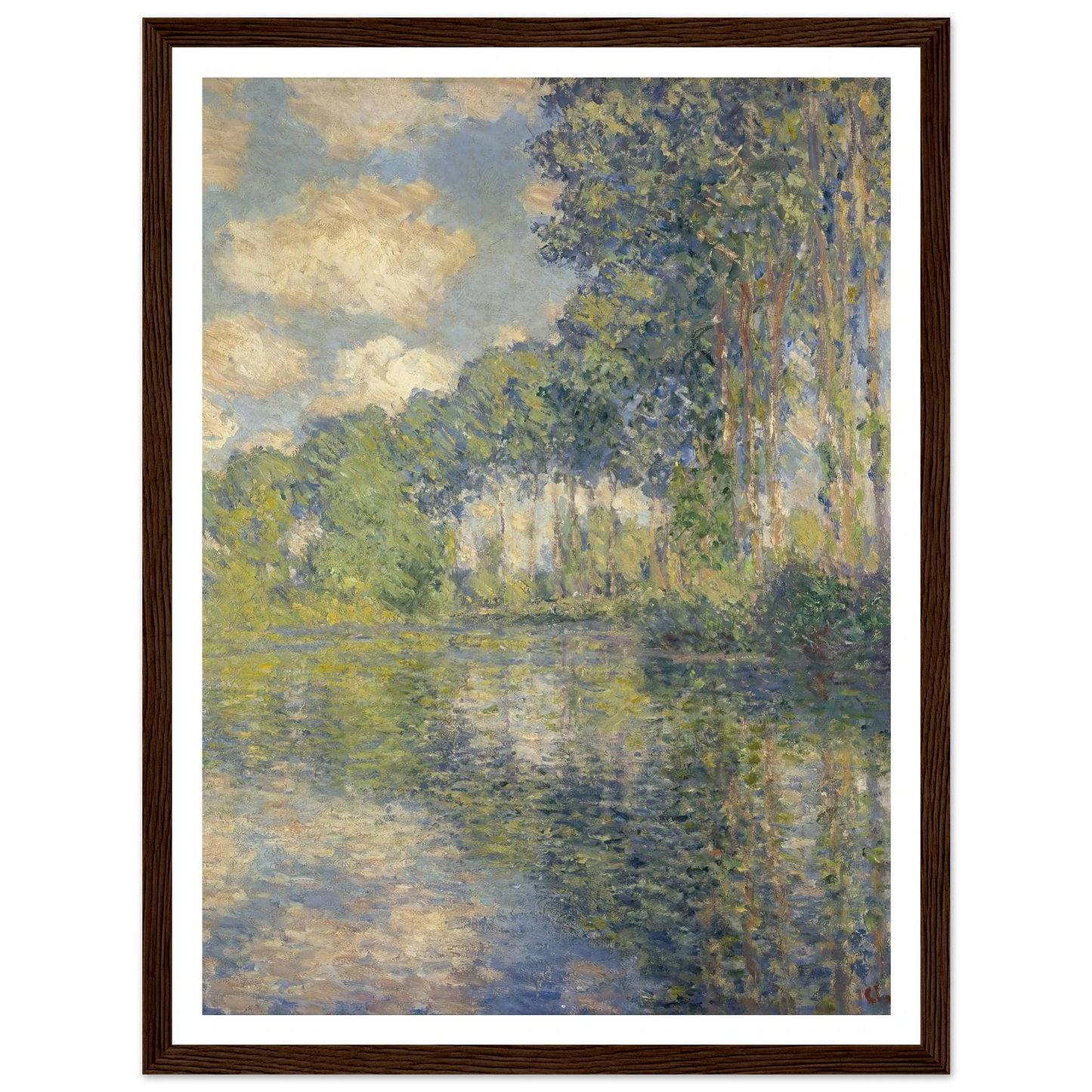 Poplars on the Epte (1891) Art Print | Claude Monet-Quipham Collections