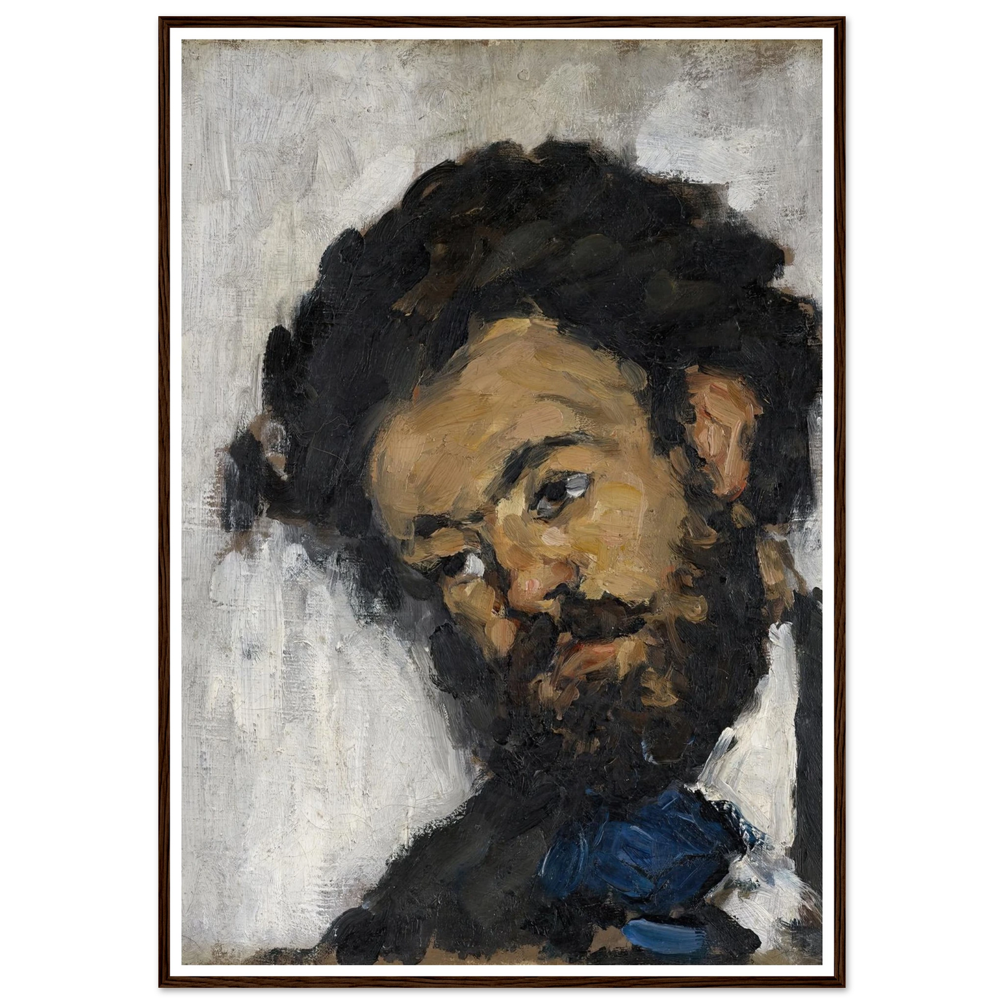 Portrait Of Antoine-Fortuné Marion (1871) Art Print | Paul Cezanne-Quipham Collections