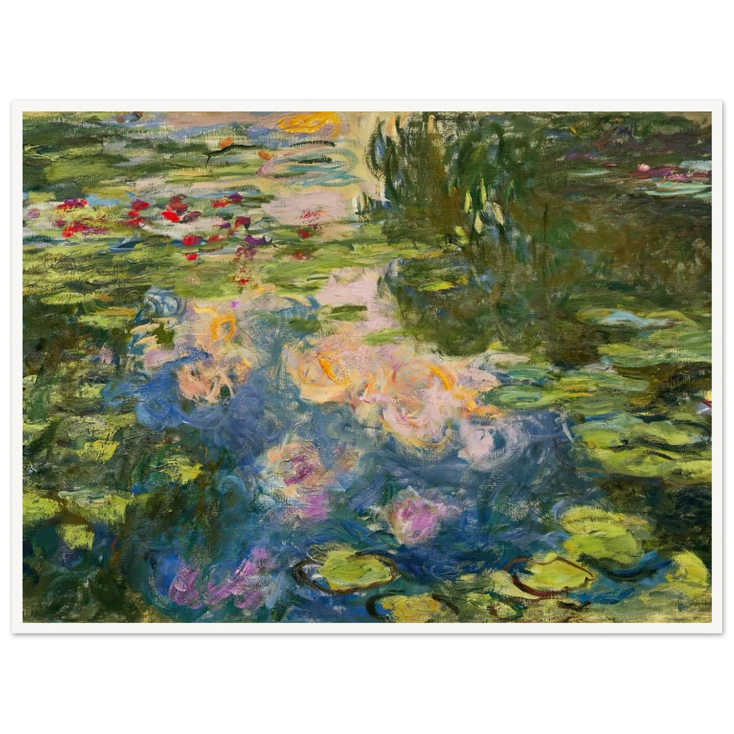 Le Bassin aux nymphéas (1917-19) Art Print | Claude Monet-Quipham Collections
