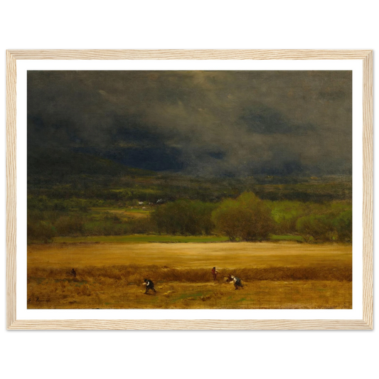 The Wheat Field (c. 1875–77) Art Print | George Inness-Quipham Collections