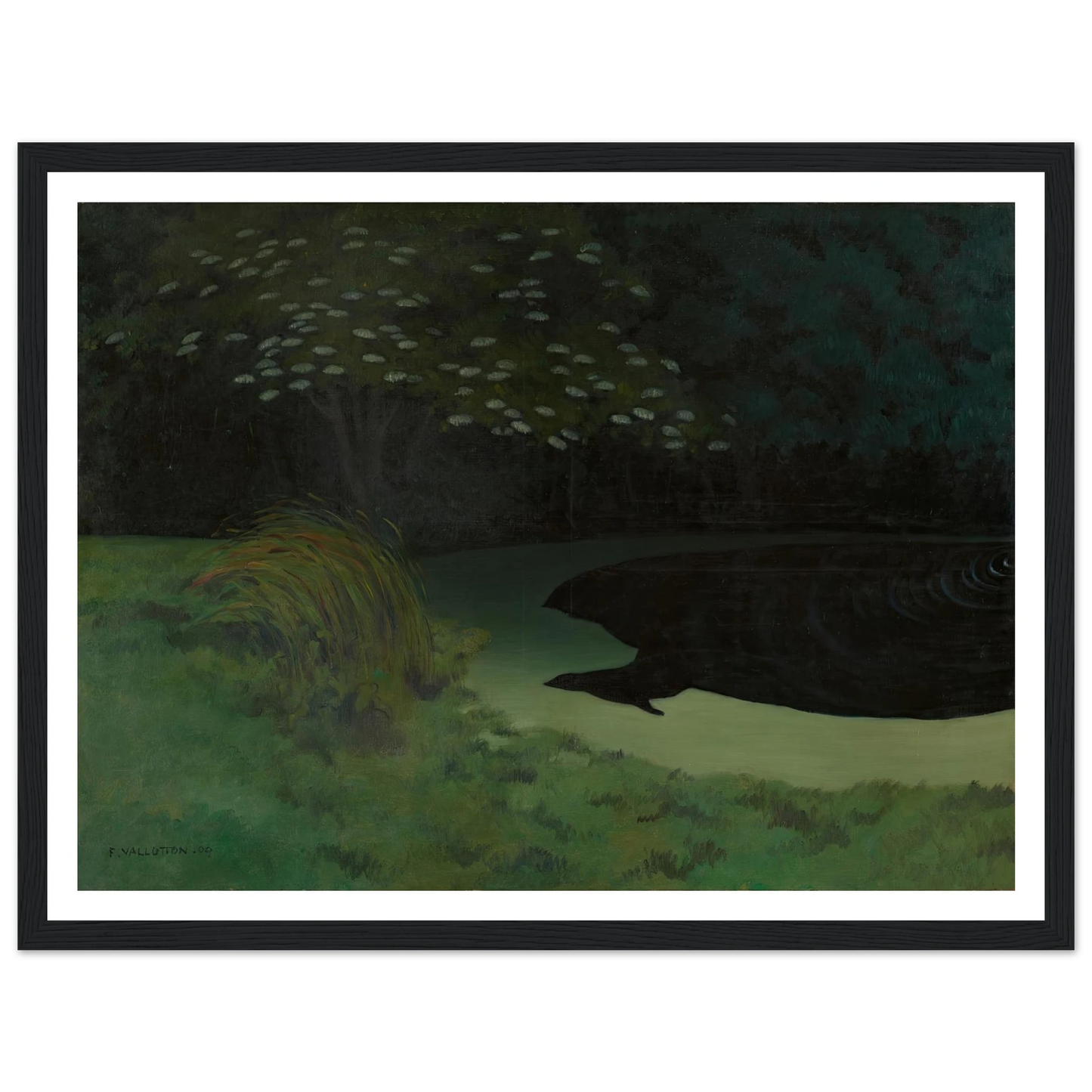 The Pond (Honfleur) (1909) Art Print | Felix Vallotton-Quipham Collections