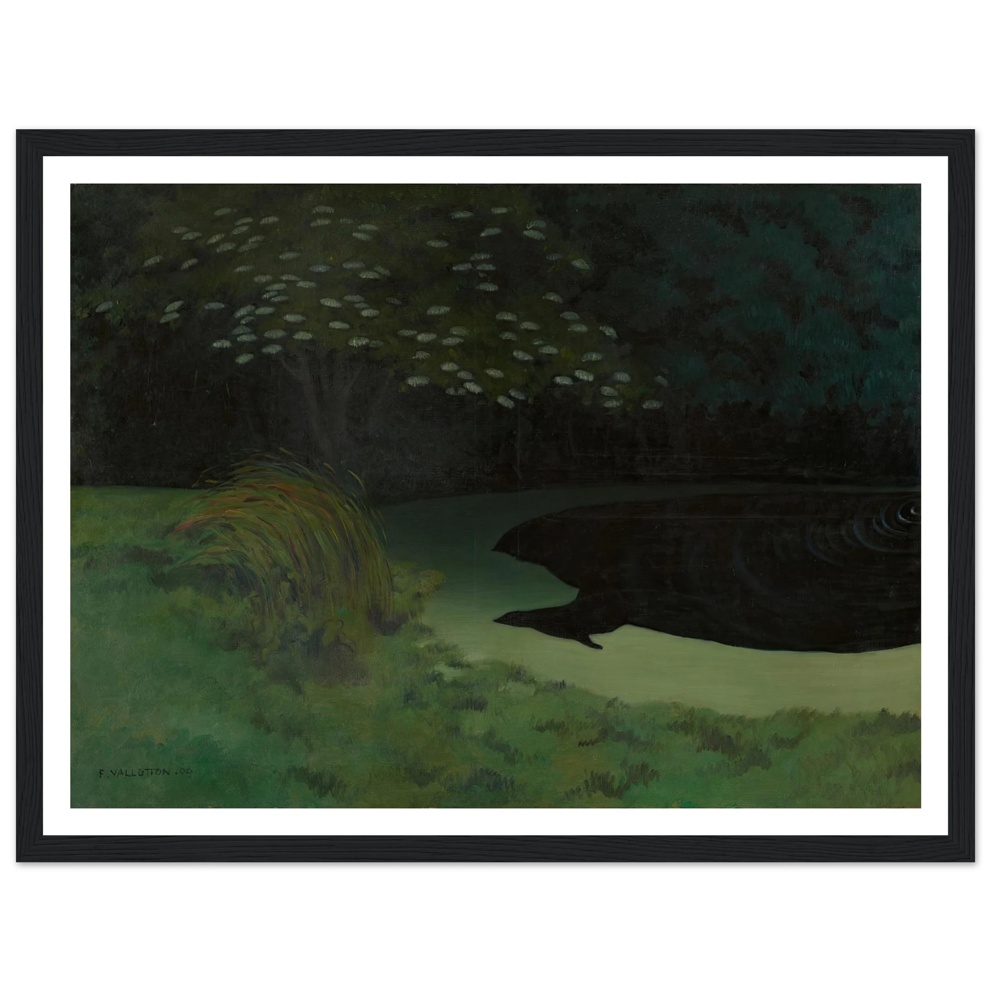 The Pond (Honfleur) (1909) Art Print | Felix Vallotton-Quipham Collections