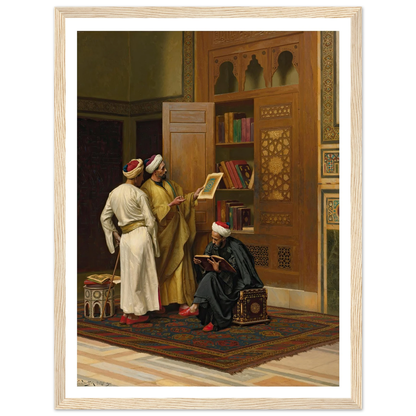 The Scholars (1901) Art Print | Ludwig Deutsch-Quipham Collections