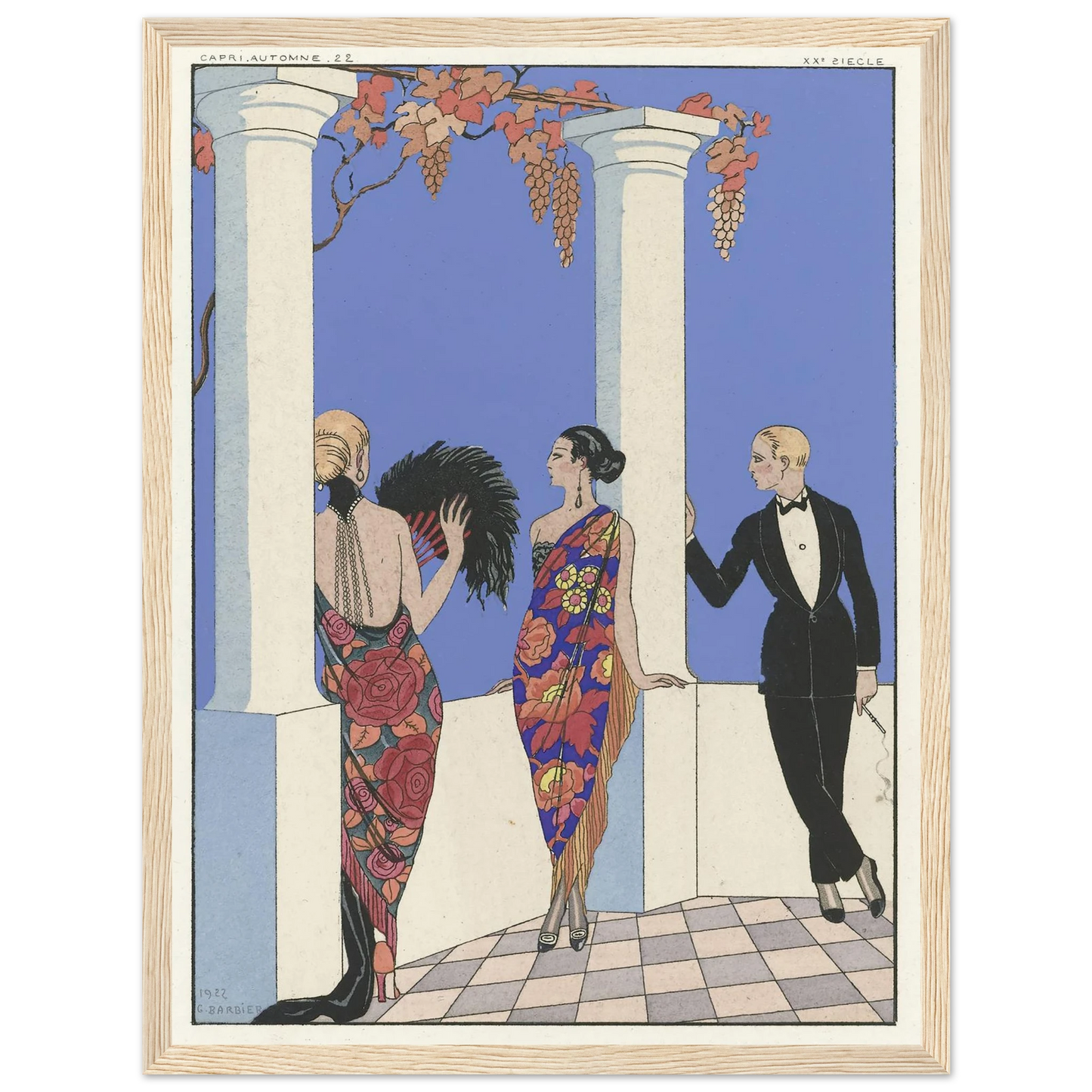 Joie de vivre; Falbalas et Fanfreluches. (1923) Art Print | George Barbier-Quipham Collections