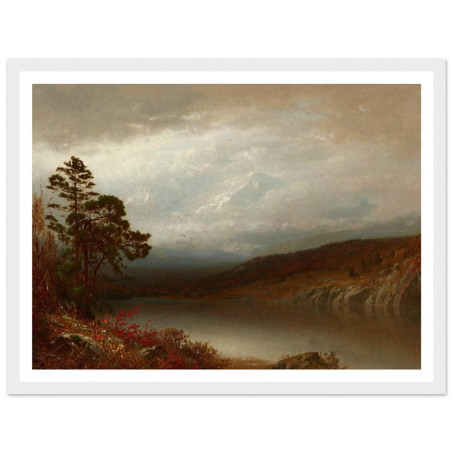 Autumn in the Adirondacks (c. 1872-73) Art Print | Alexander Helwig Wyant-Quipham Collections
