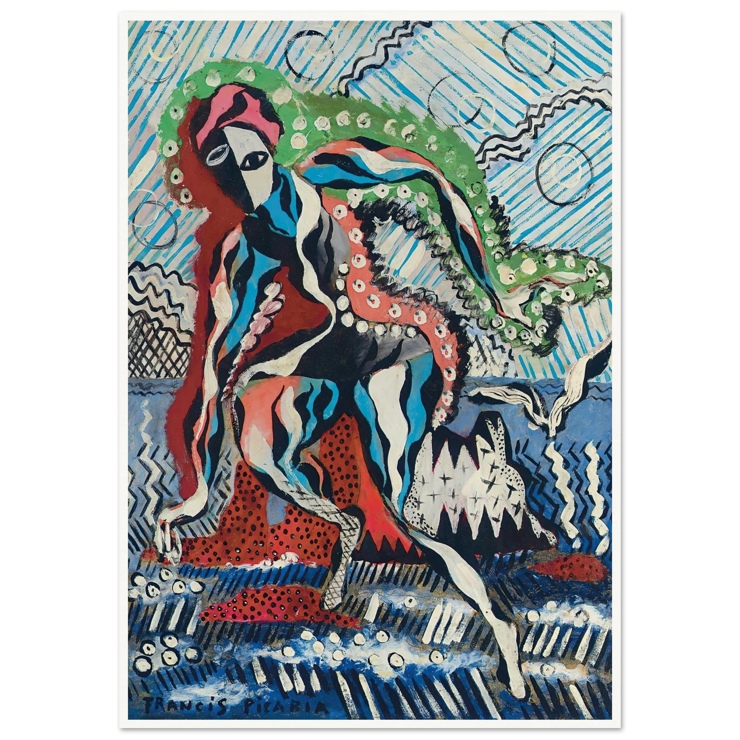 Baigneuse (circa 1925-1926) Art Print | Francis Picabia-Quipham Collections