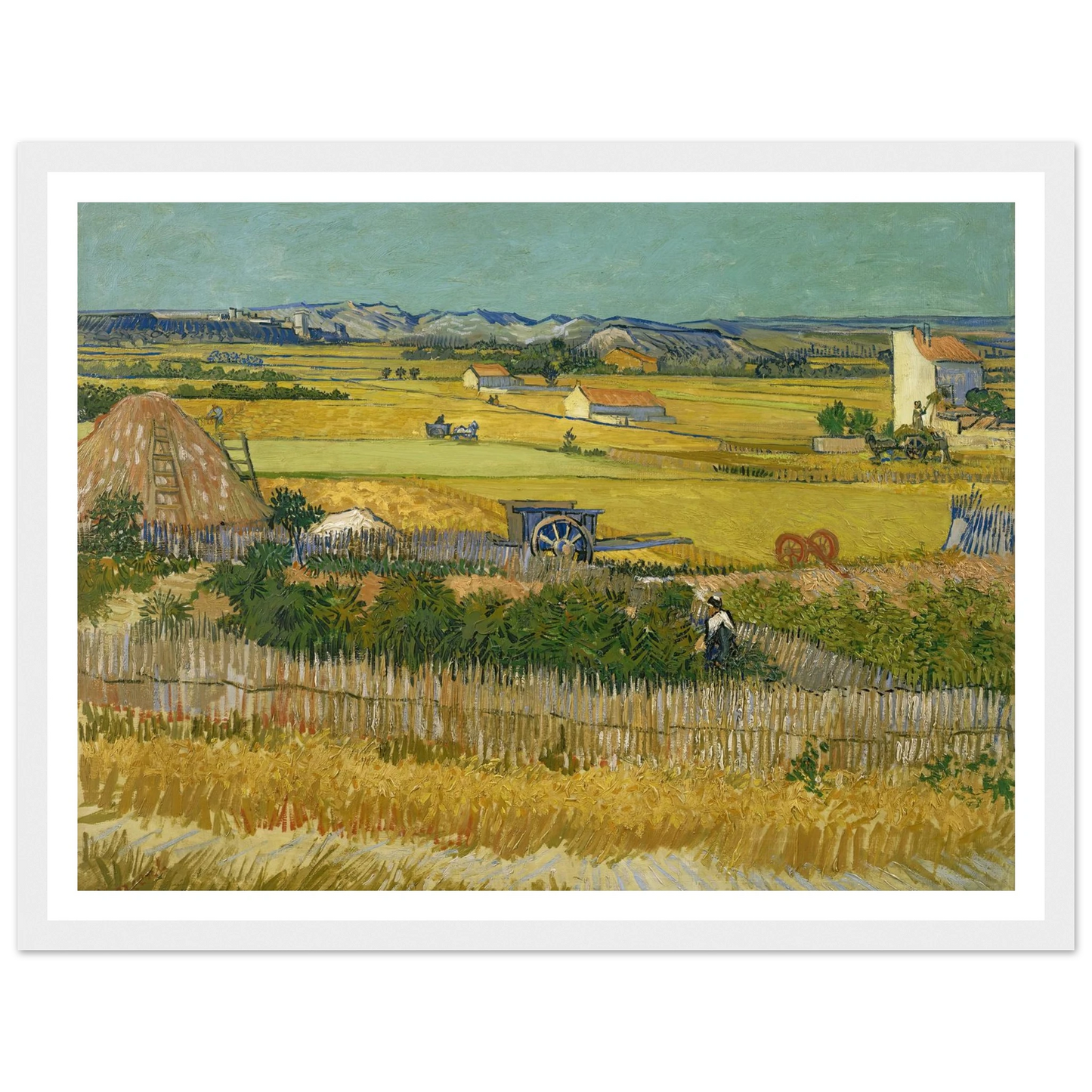 The harvest (1888) Art Print | Vincent van Gogh-Quipham Collections