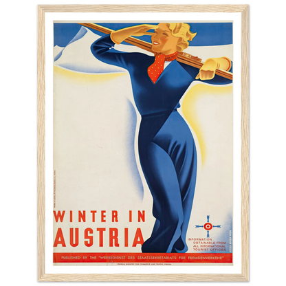 Winter in Austria Art Print | Joseph Binder-Quipham Collections