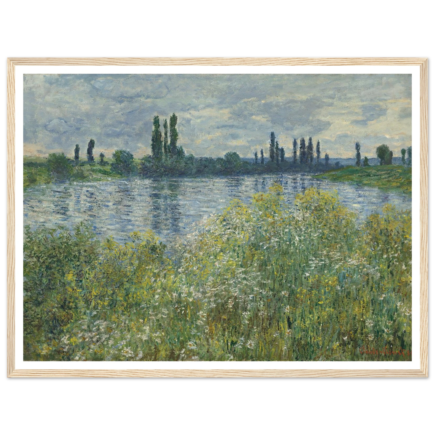 Banks of the Seine,Vétheuil (1880) Art Print | Claude Monet-Quipham Collections