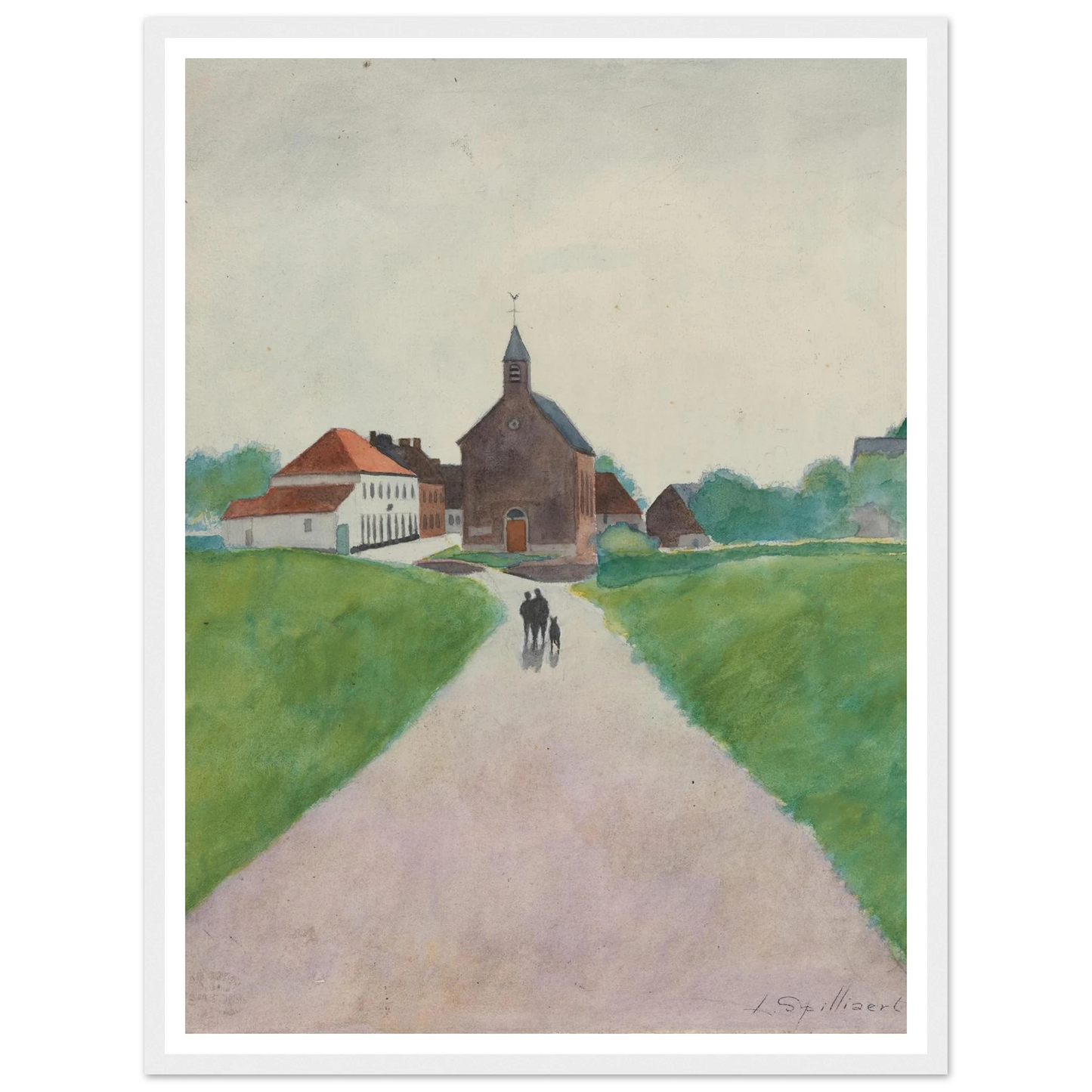 Au temps que Nanette était perdue pl. 4 (1931) Art Print | Leon Spilliaert-Quipham Collections
